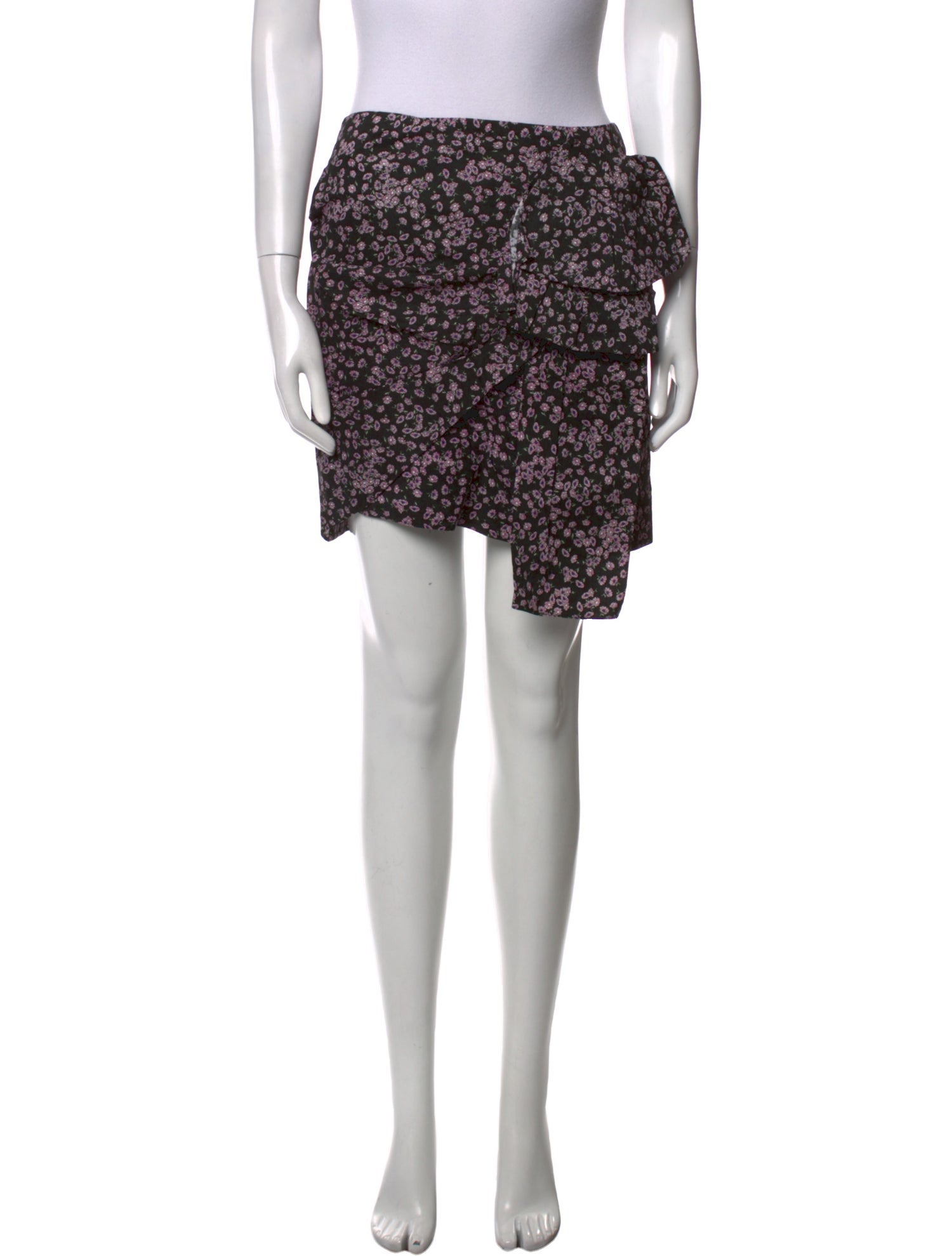 Magda Butrym Floral Print Mini Skirt