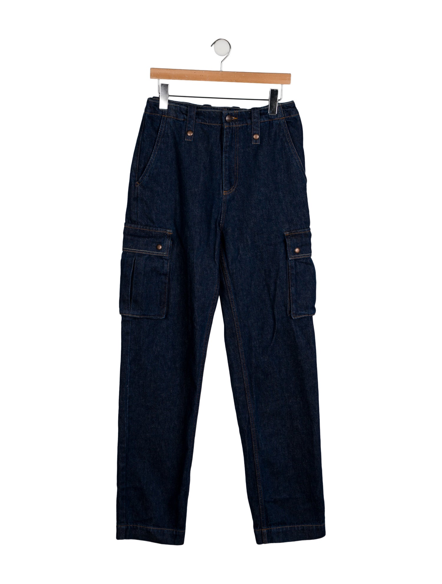 Magda Butrym High-Rise Straight Leg Jeans