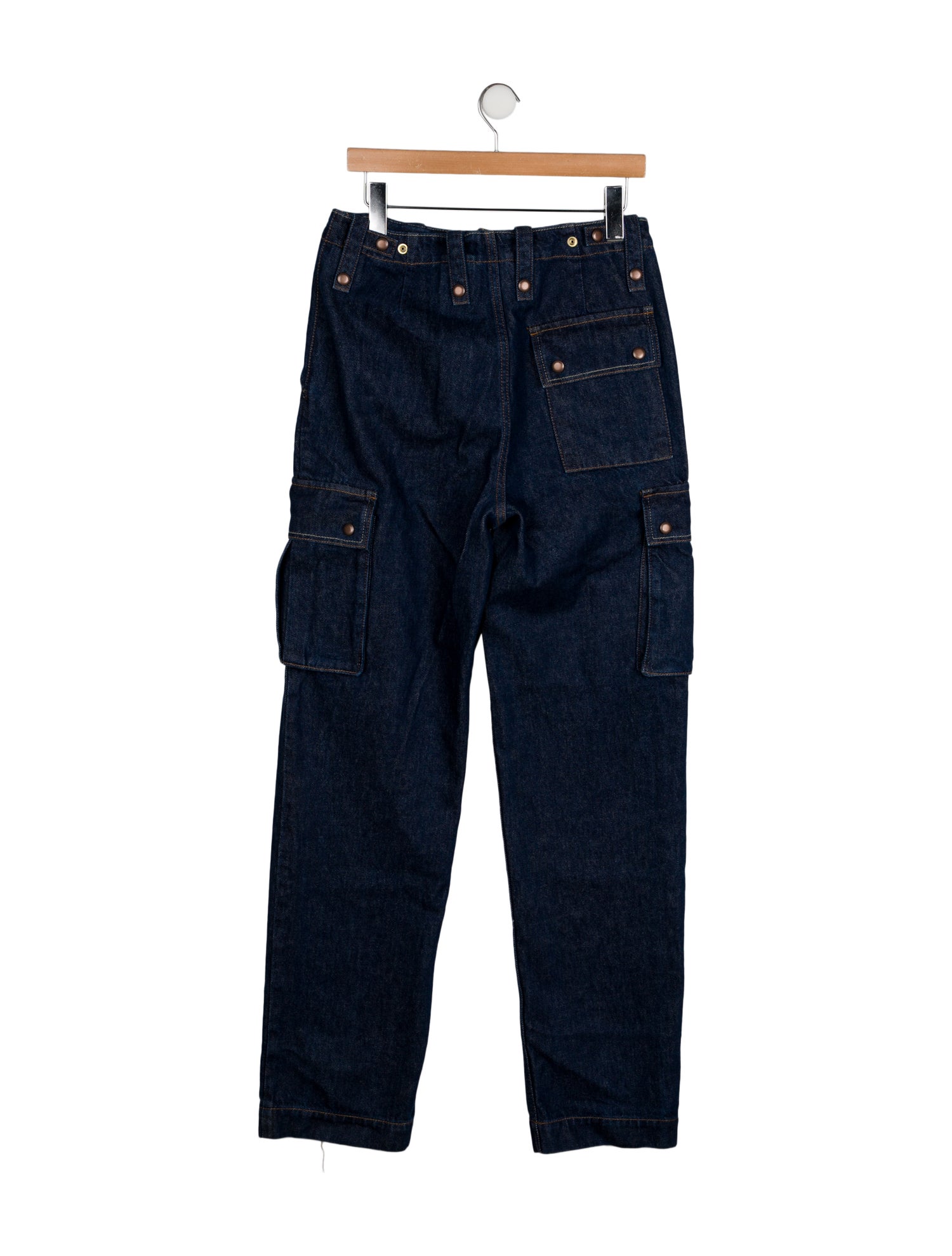 Magda Butrym High-Rise Straight Leg Jeans
