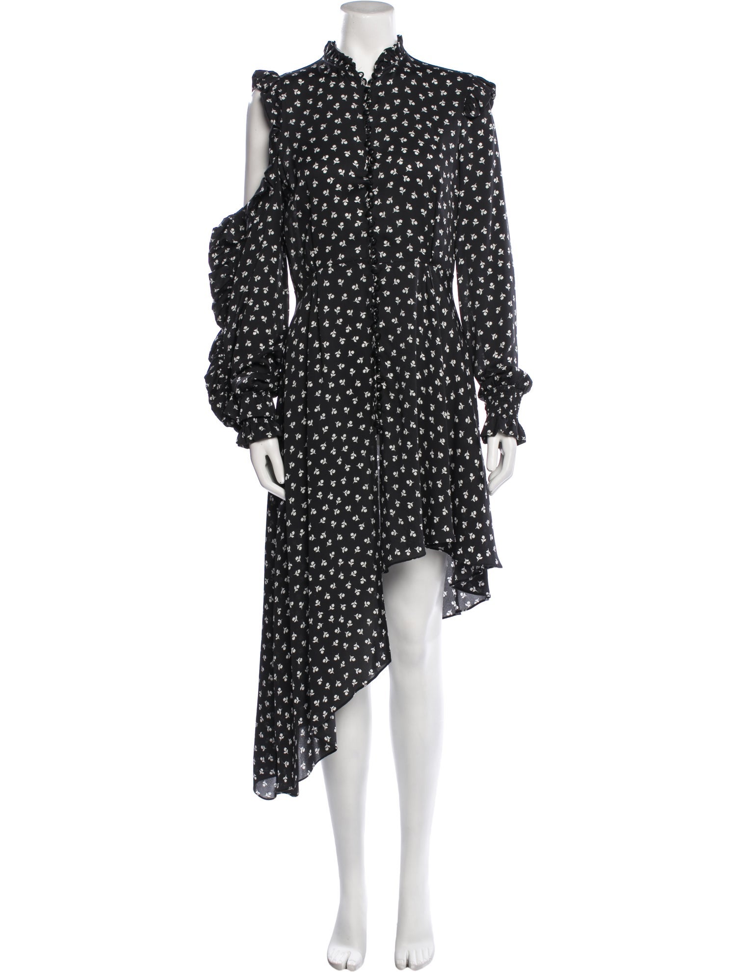 Magda Butrym Silk Long Dress