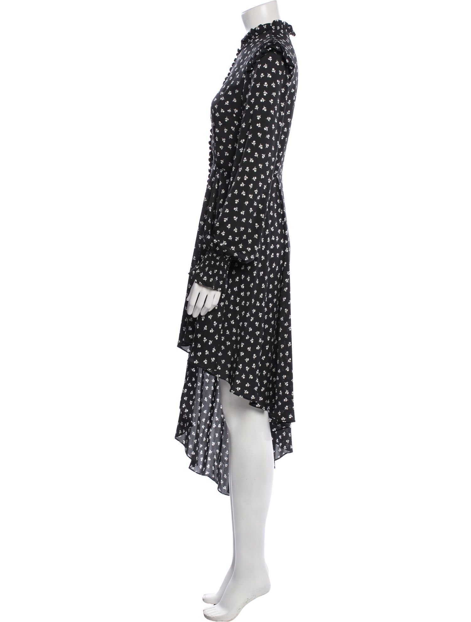 Magda Butrym Silk Long Dress