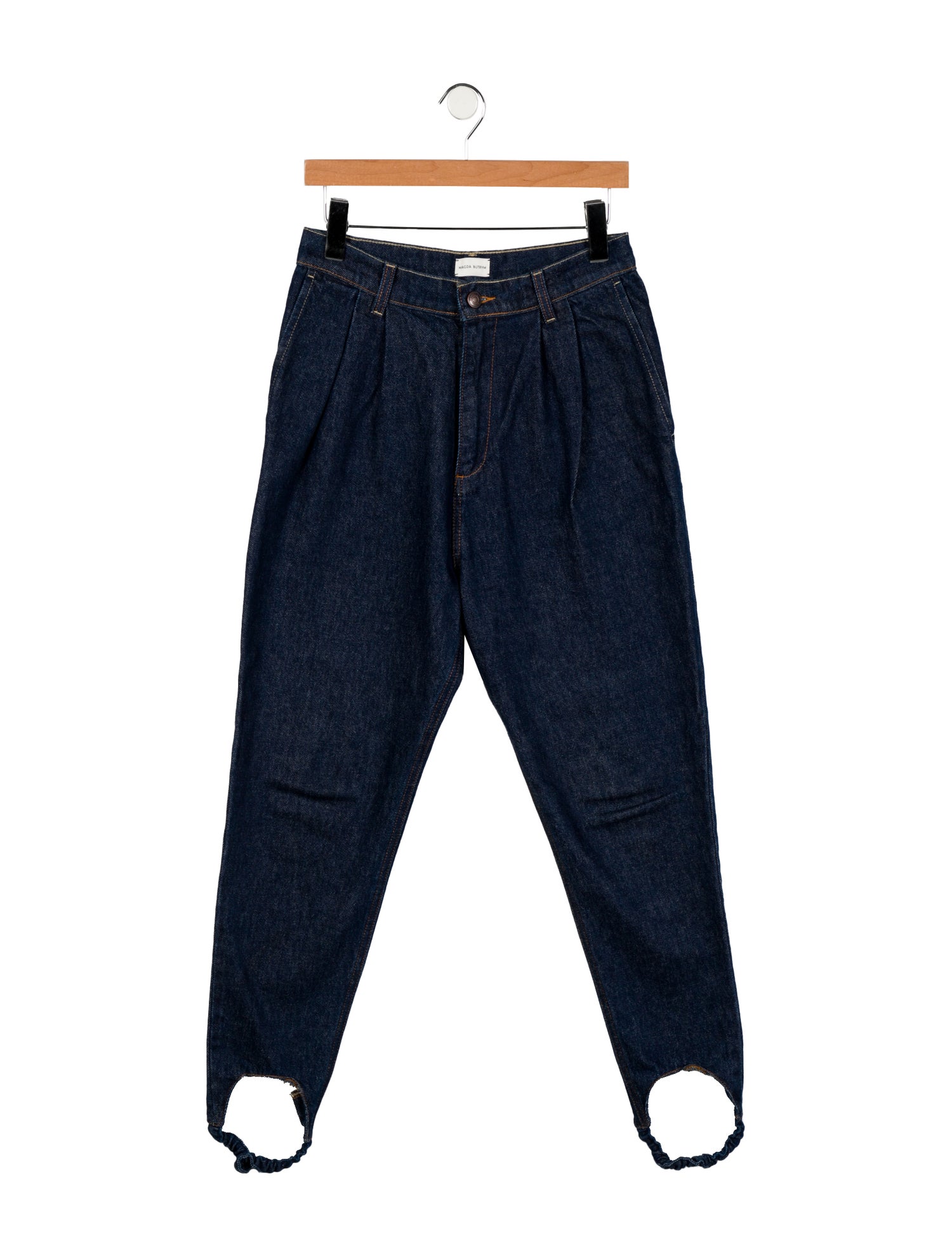 Magda Butrym High-Rise Straight Leg Jeans