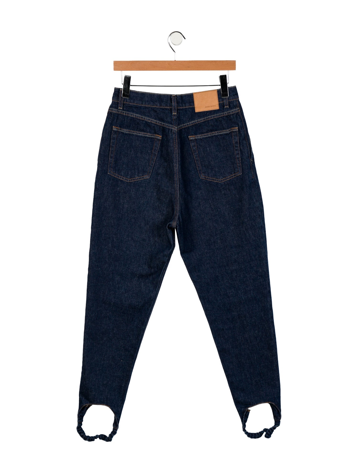 Magda Butrym High-Rise Straight Leg Jeans