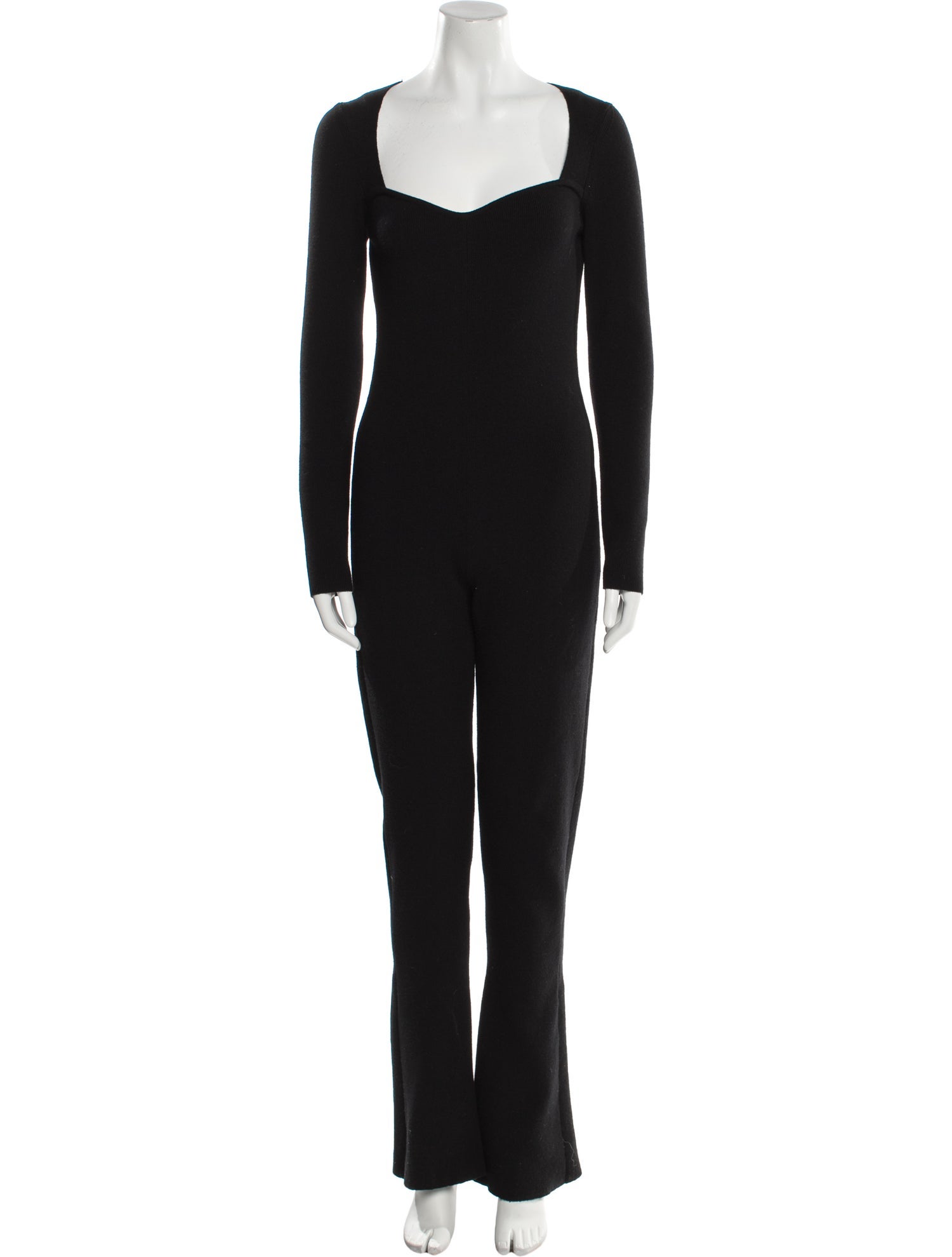 Magda Butrym Cashmere Square Neckline Jumpsuit