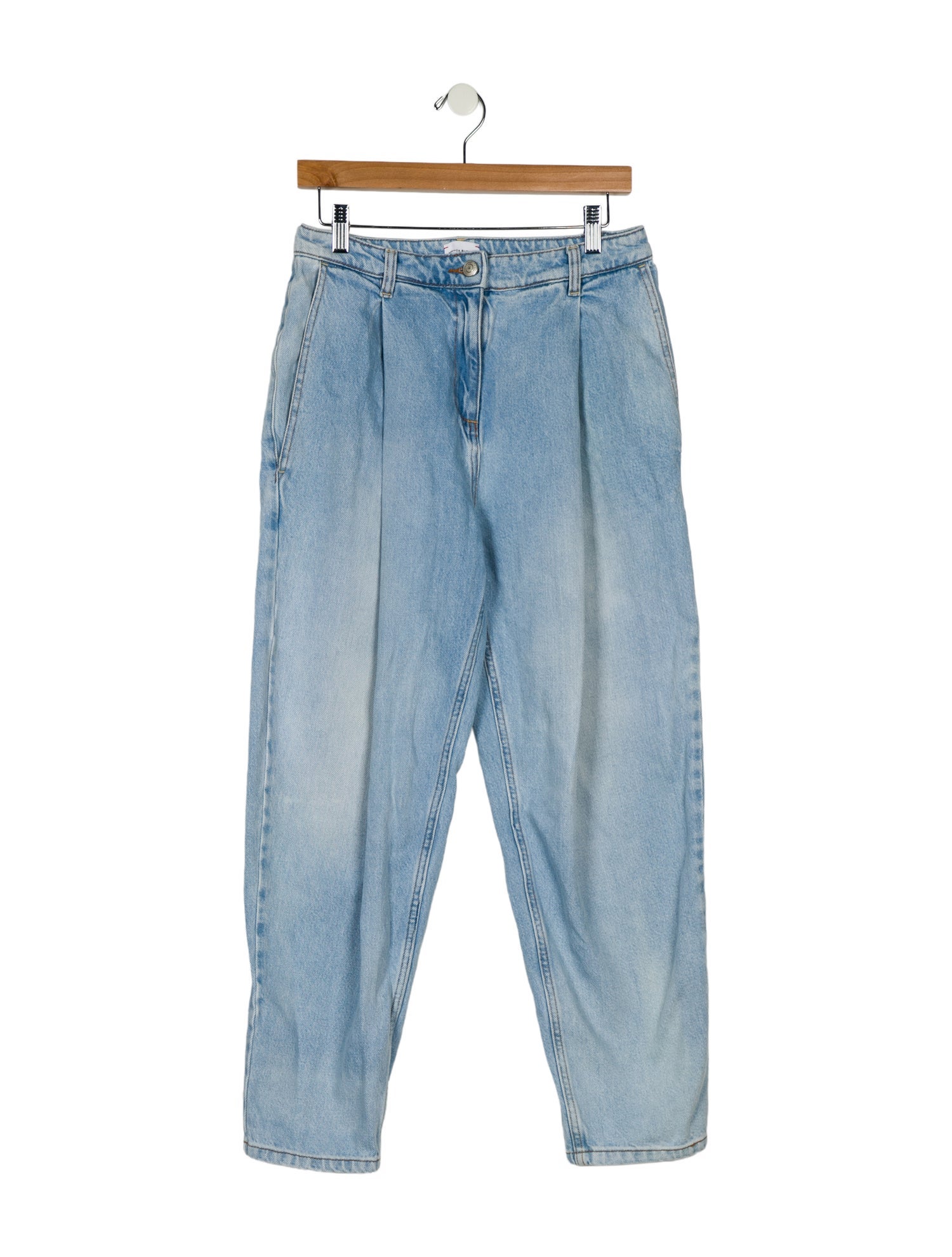 Magda Butrym High-Rise Straight Leg Jeans