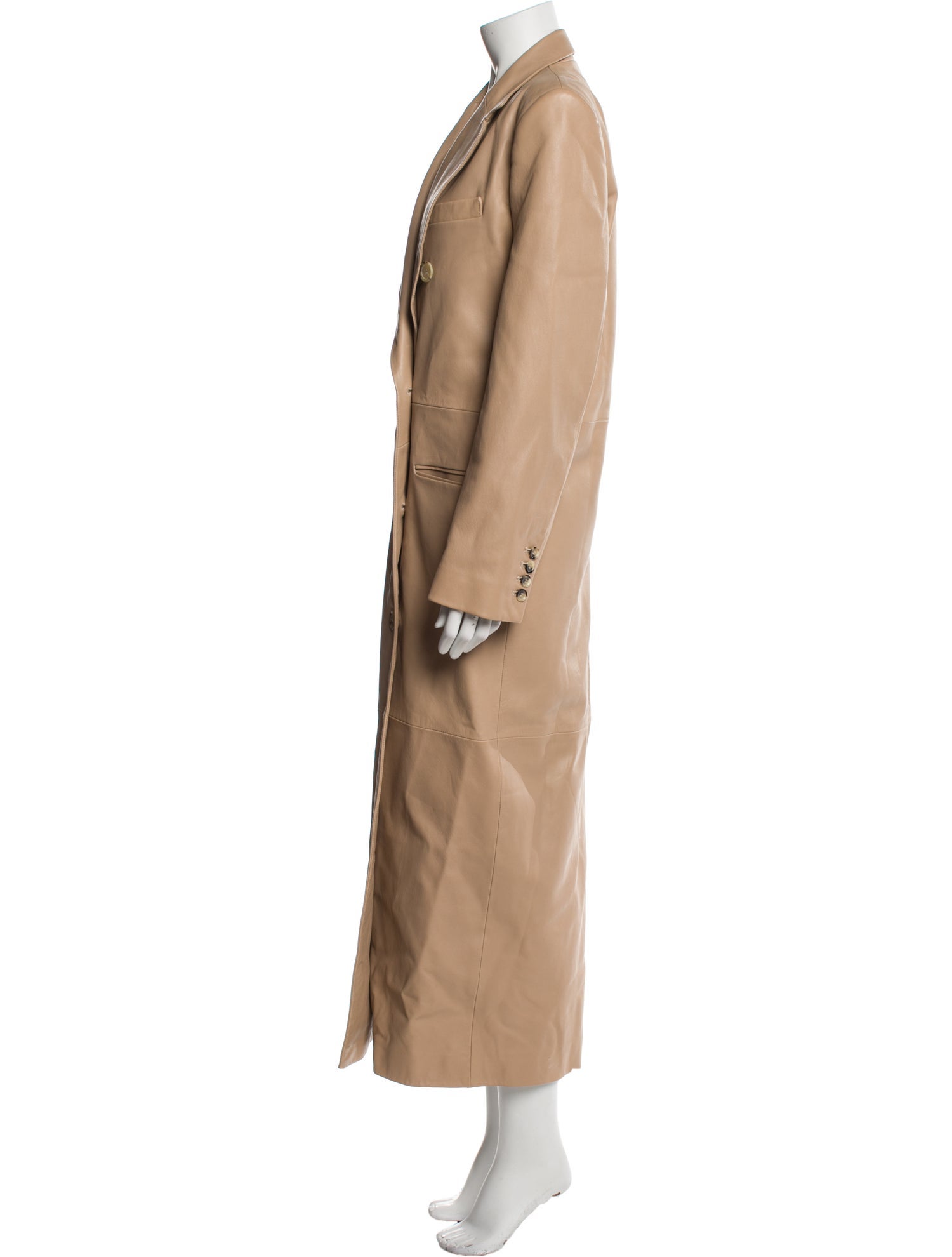 Magda Butrym Leather Coat