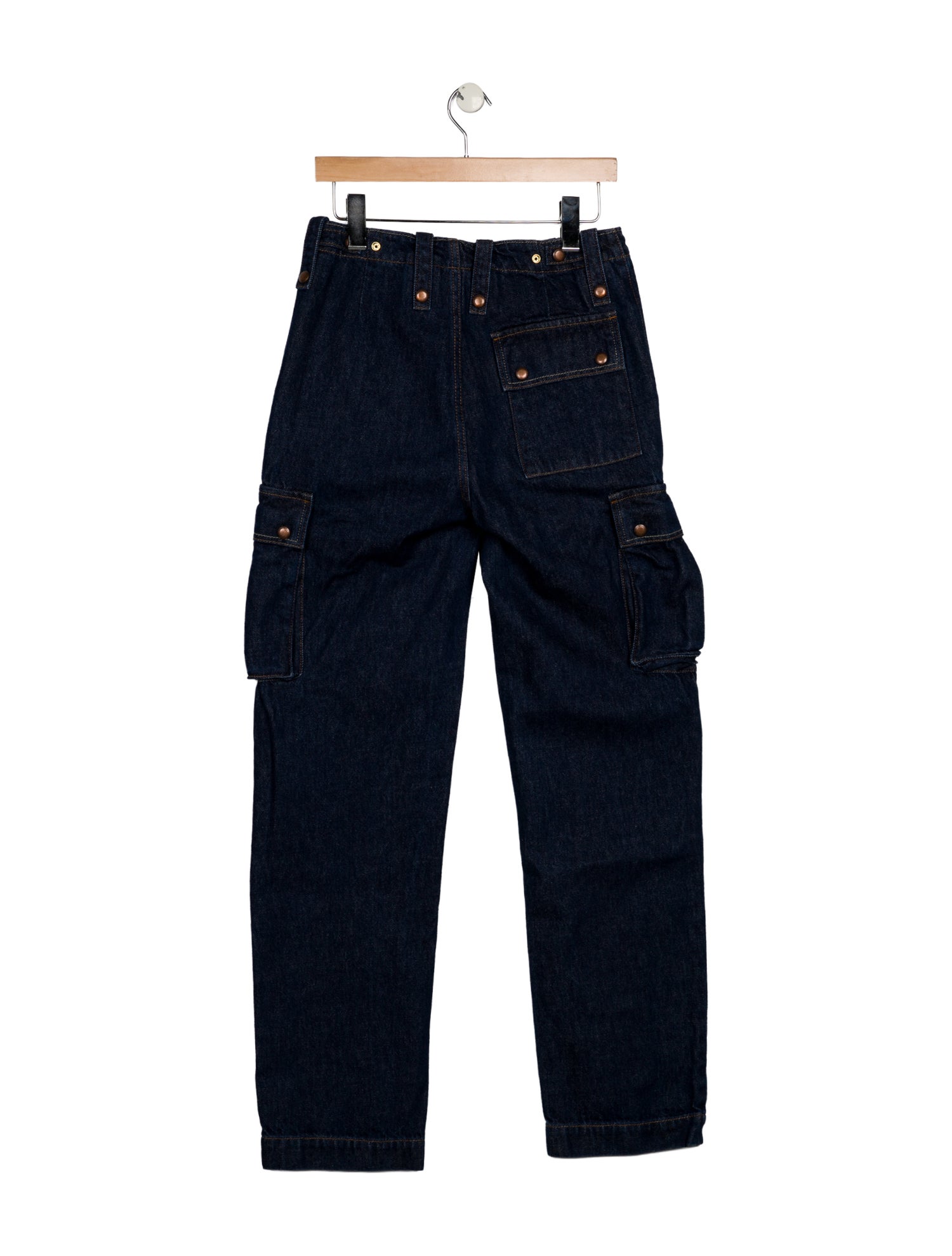 Magda Butrym High-Rise Straight Leg Jeans