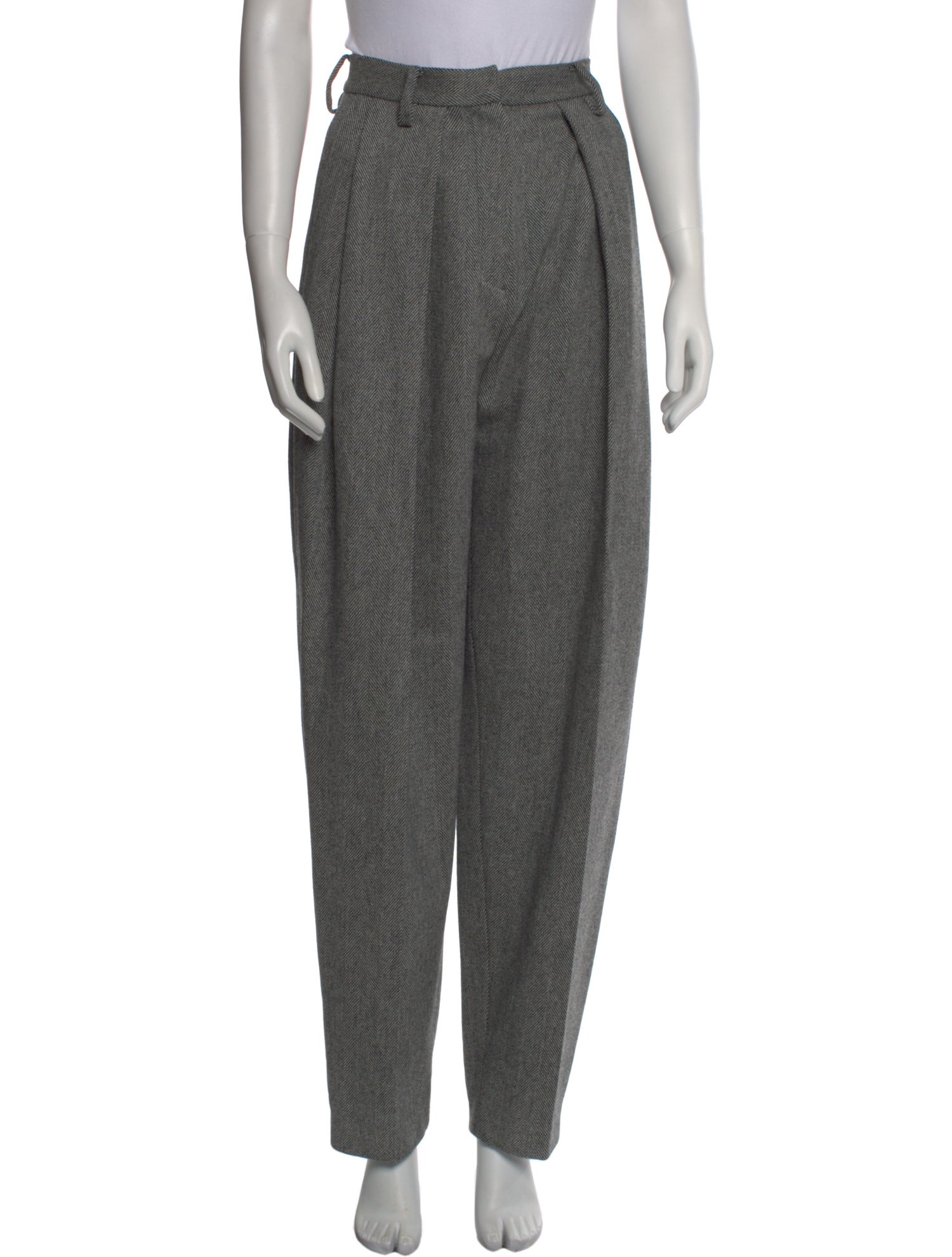 Magda Butrym Wool Straight Leg Pants