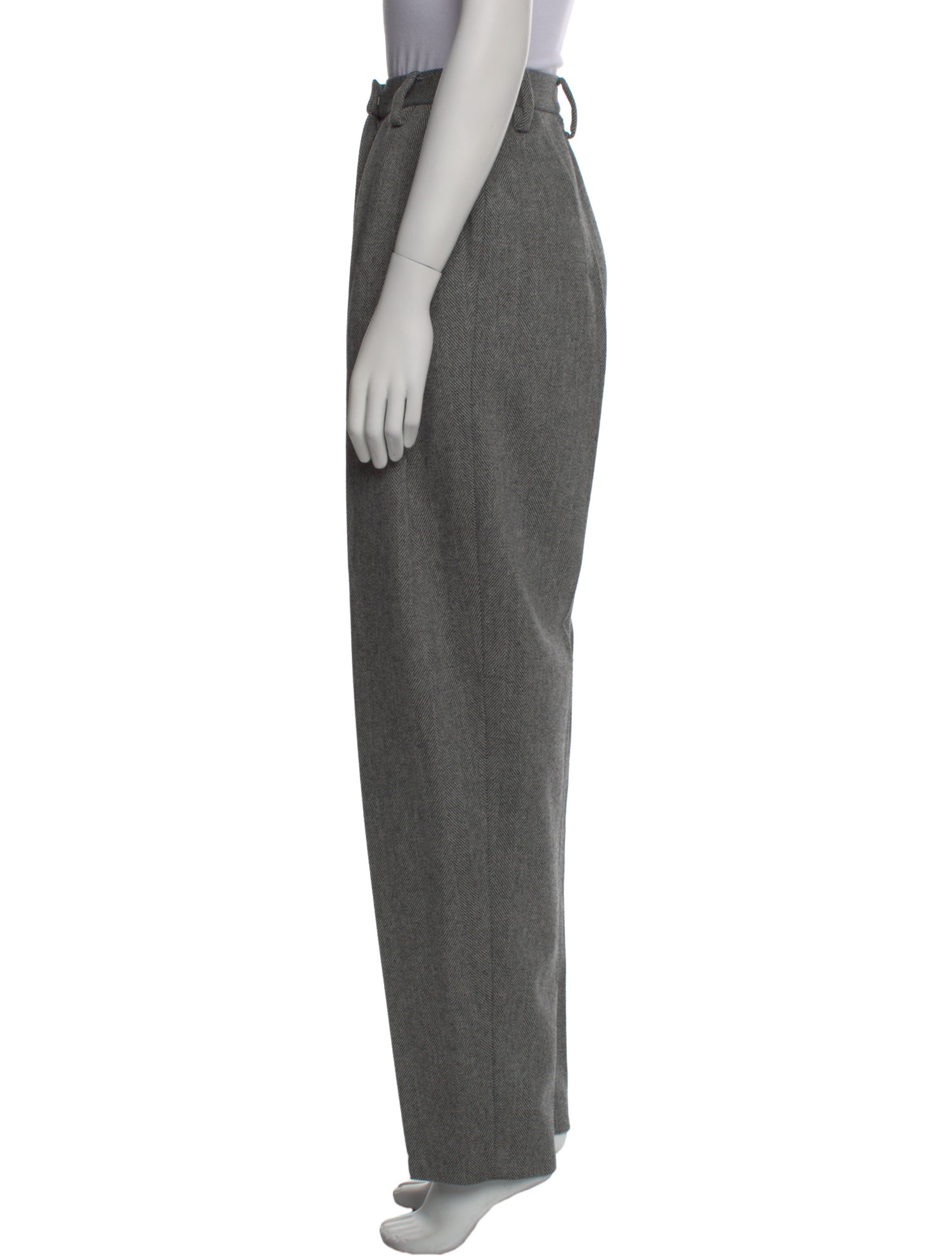 Magda Butrym Wool Straight Leg Pants