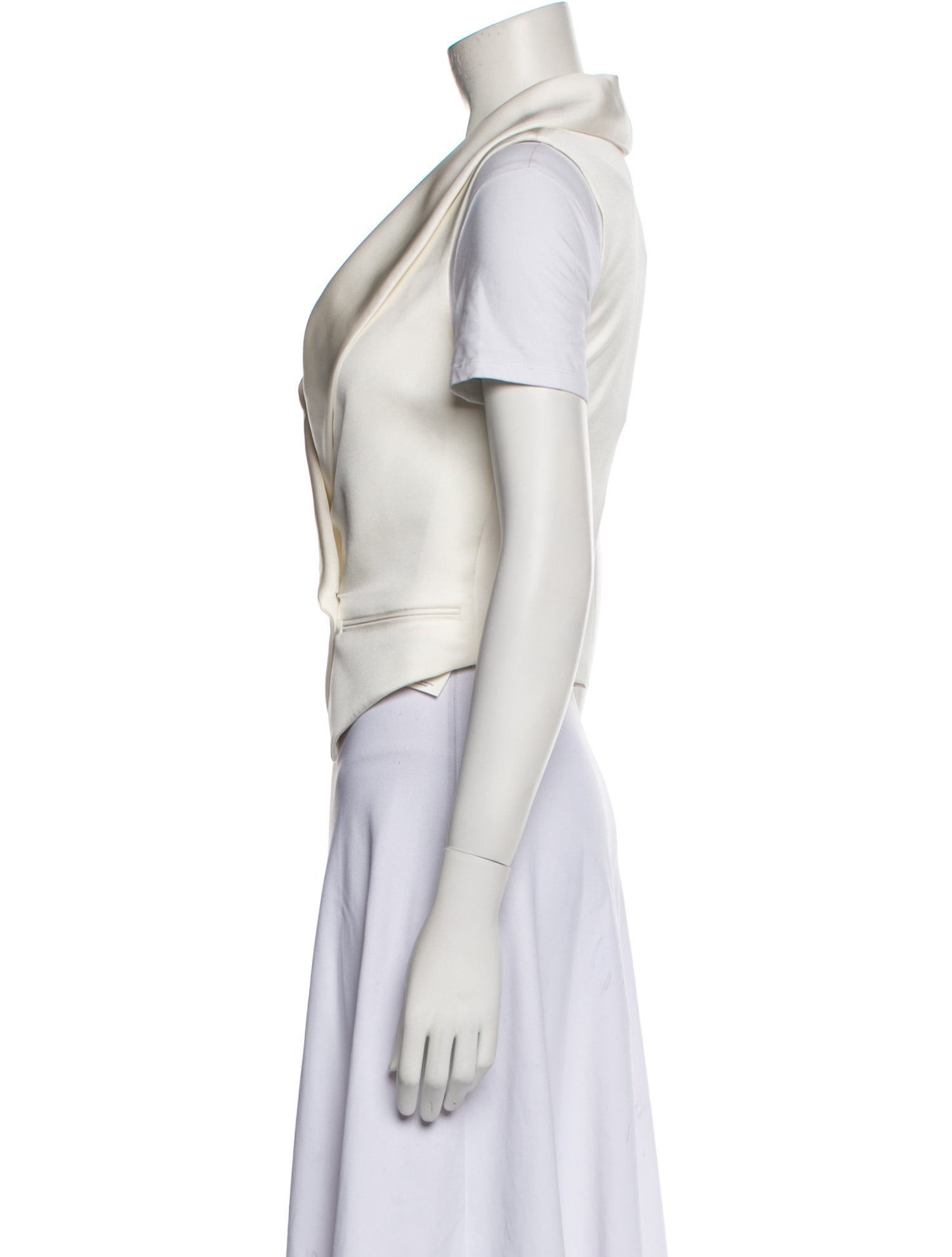 Magda Butrym Silk Printed Vest w/ Tags