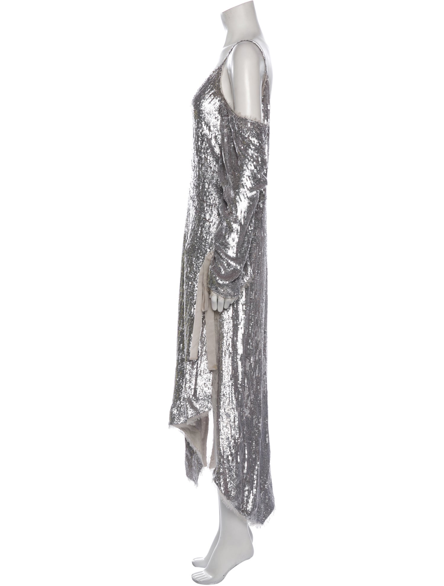 Magda Butrym V-Neck Long Dress