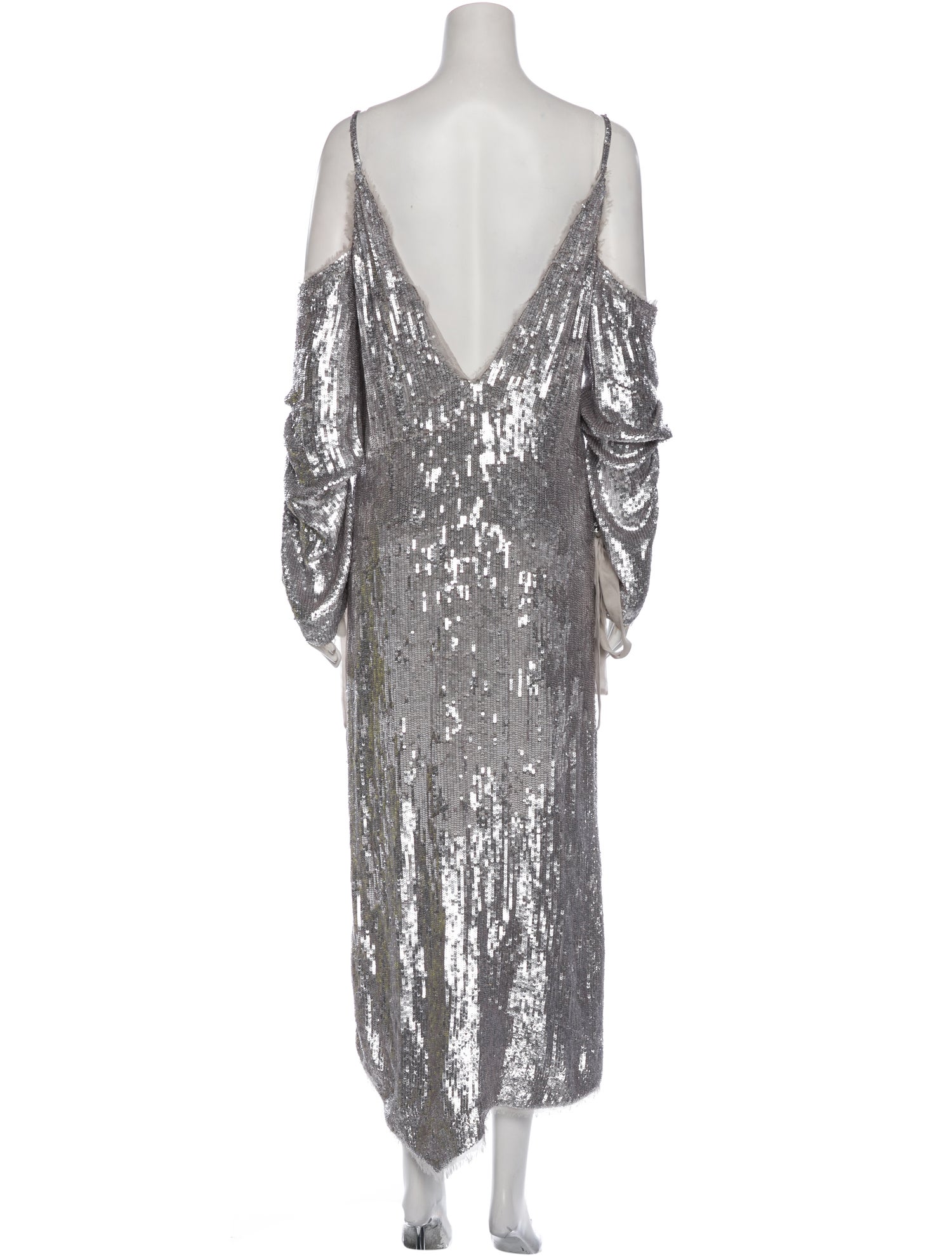 Magda Butrym V-Neck Long Dress