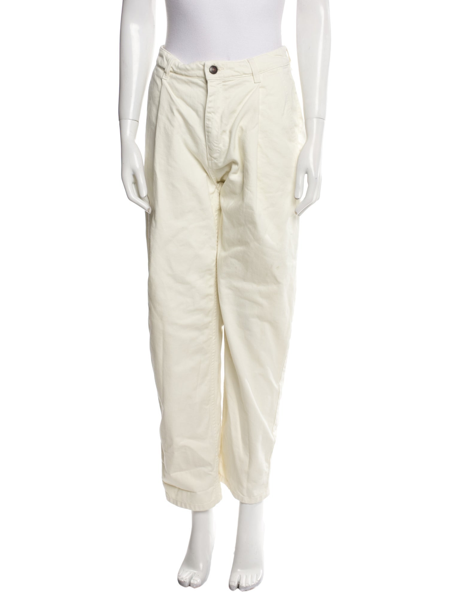 Magda Butrym High-Rise Straight Leg Jeans