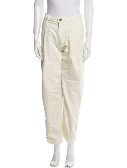 Magda Butrym High-Rise Straight Leg Jeans