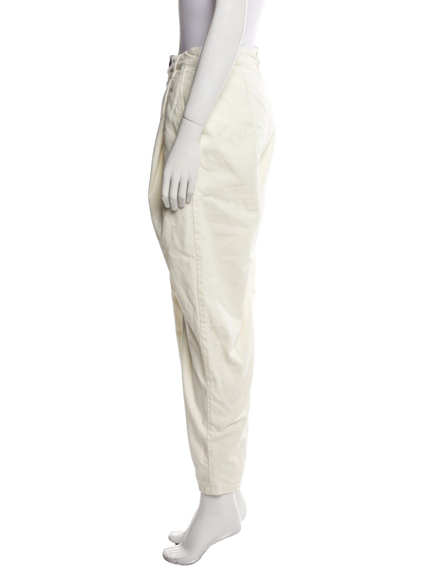 Magda Butrym High-Rise Straight Leg Jeans