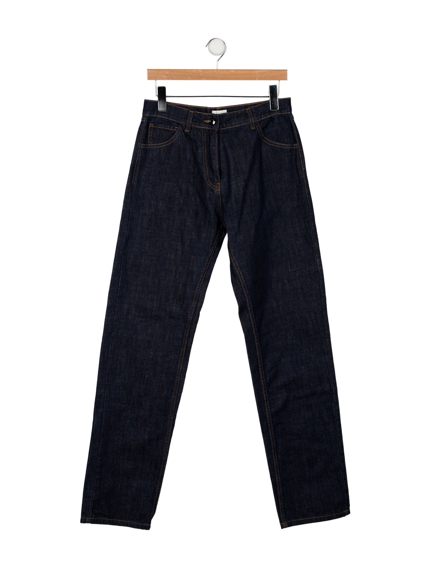 Magda Butrym High-Rise Straight Leg Jeans w/ Tags