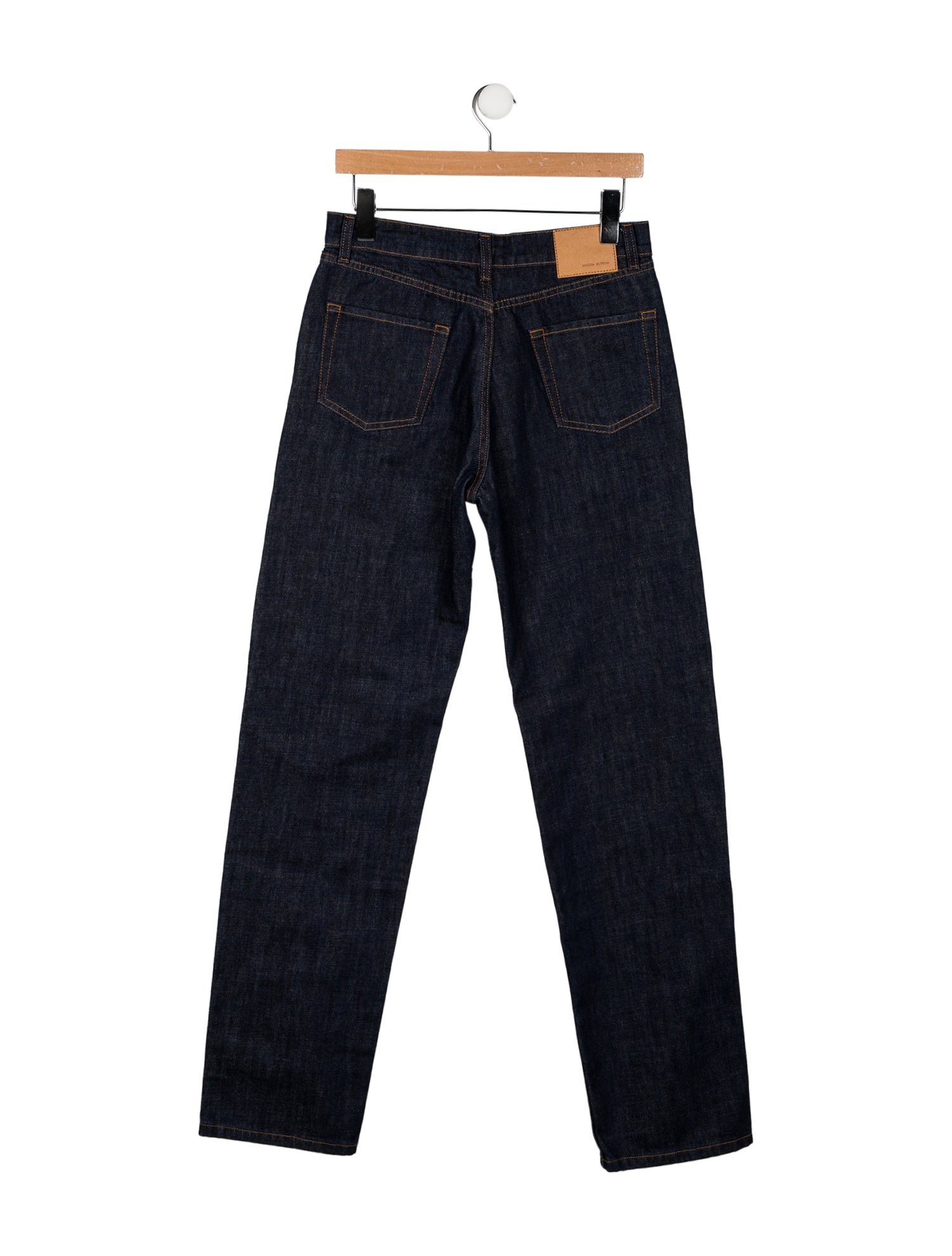 Magda Butrym High-Rise Straight Leg Jeans w/ Tags