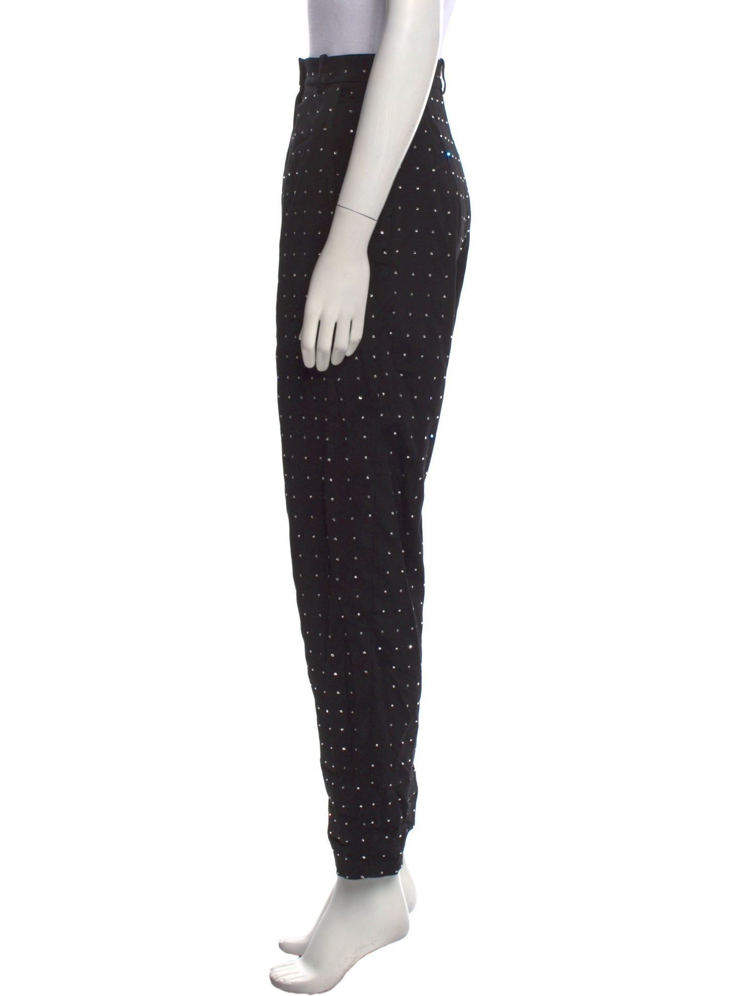 Magda Butrym Polka Dot Print Skinny Leg Pants