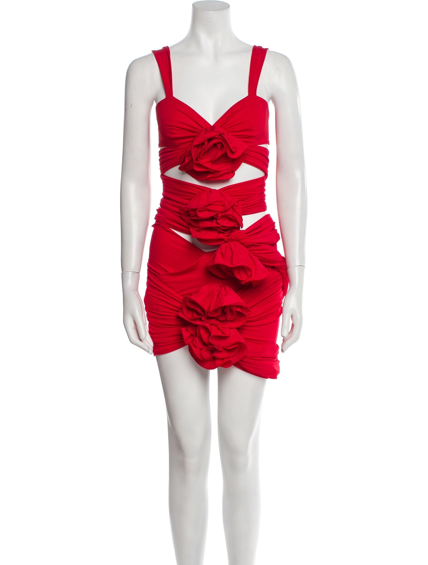 Magda Butrym V-Neck Mini Dress