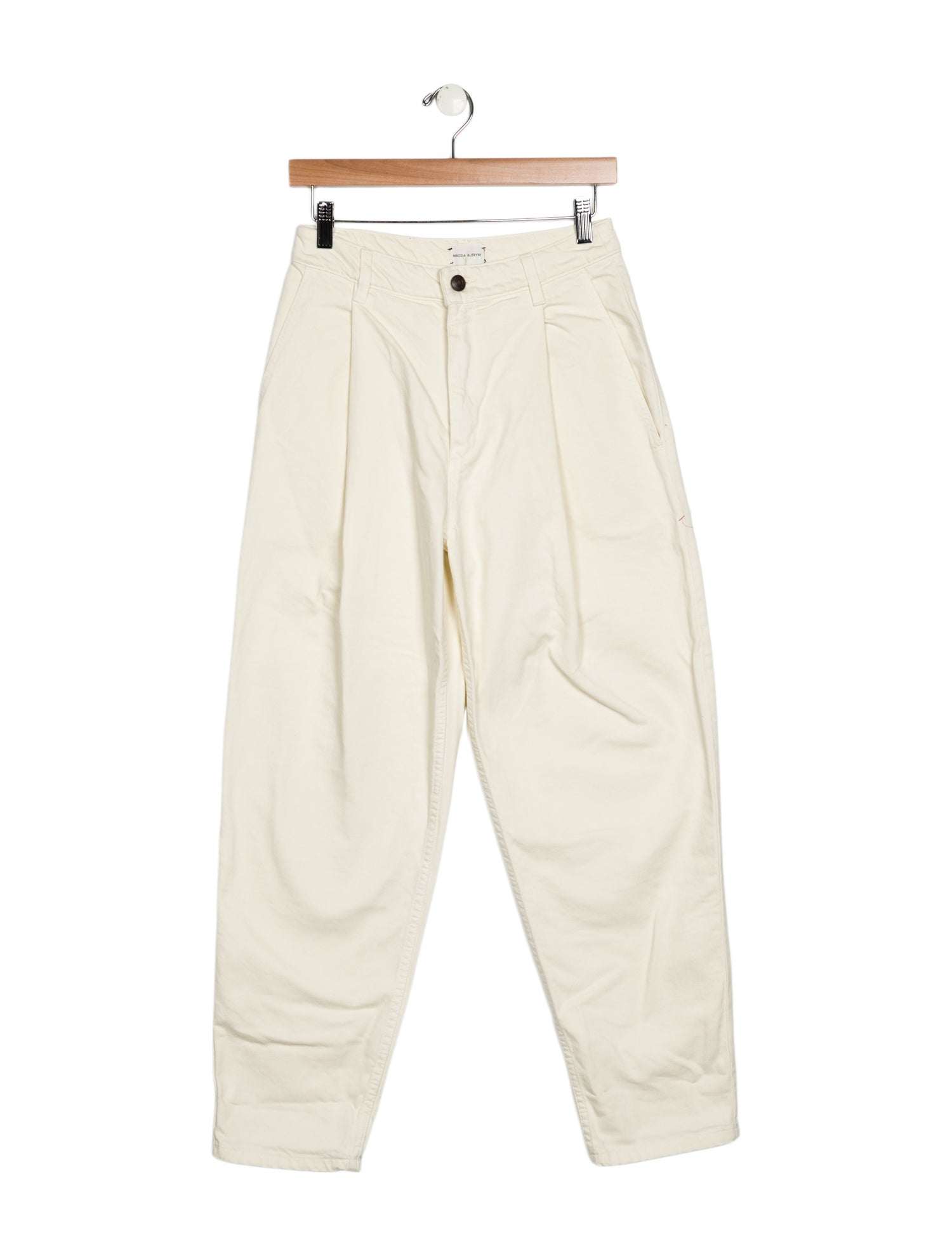 Magda Butrym High-Rise Straight Leg Jeans