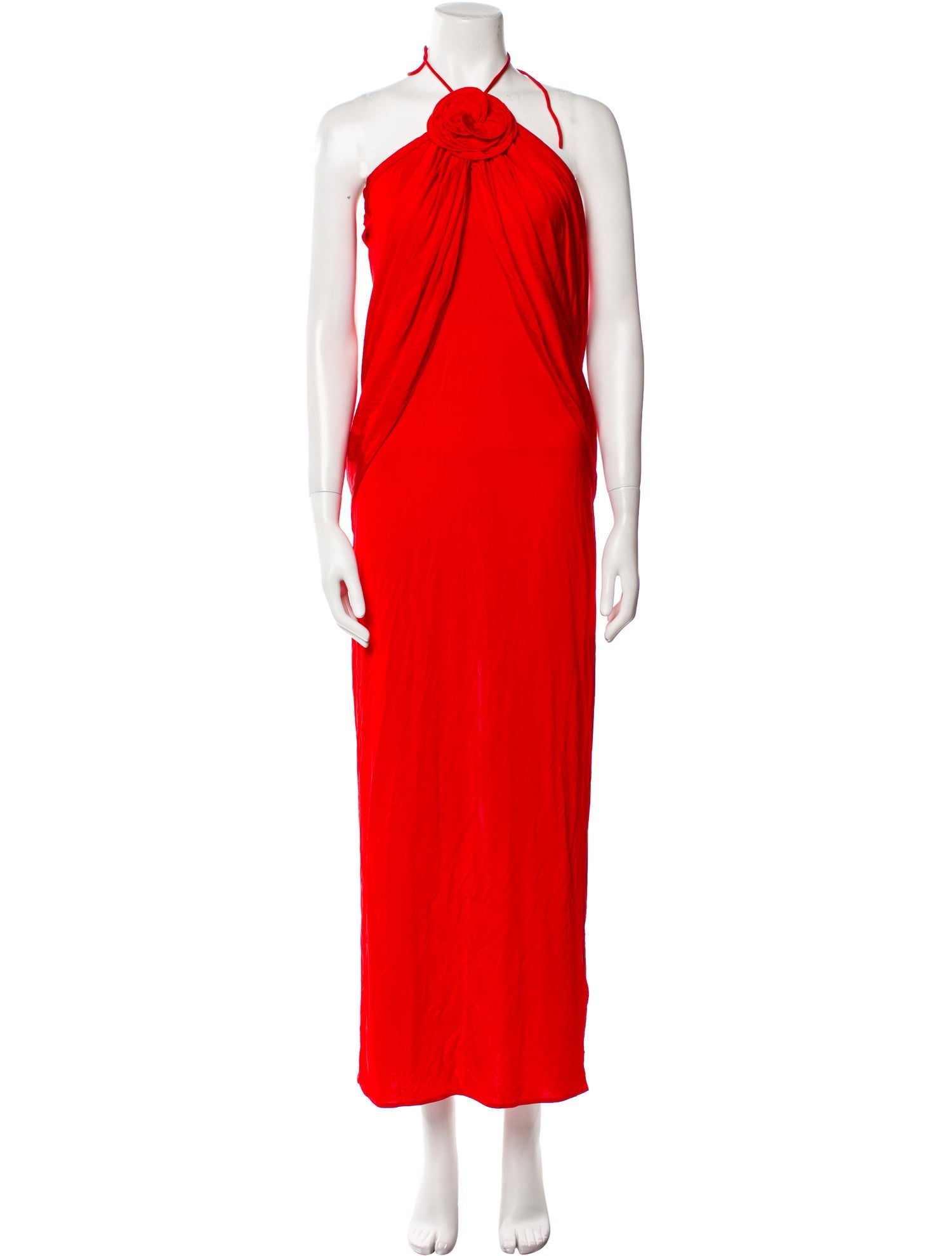 Magda Butrym Halterneck Long Dress