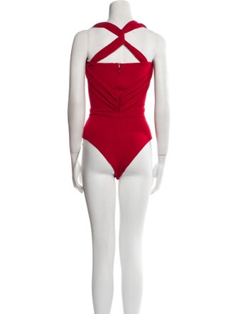 Magda Butrym Square Neckline Sleeveless Bodysuit