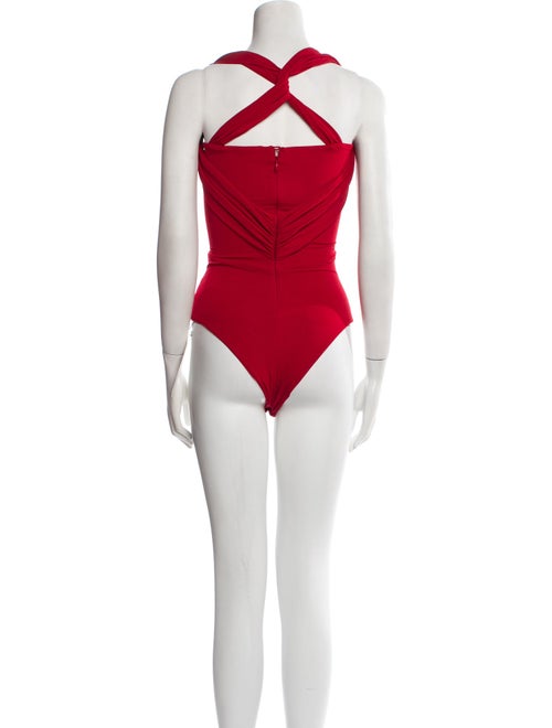 Magda Butrym Square Neckline Sleeveless Bodysuit