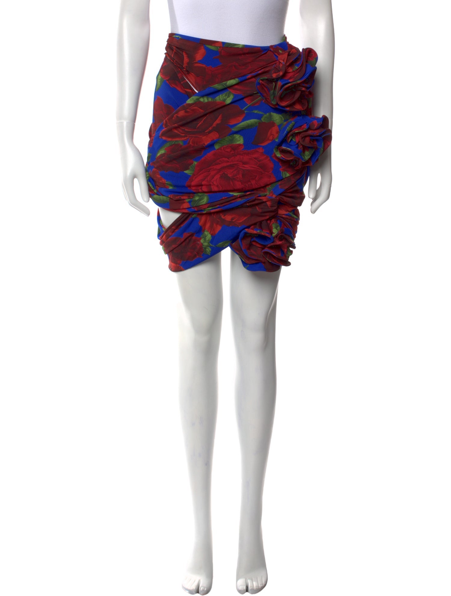 Magda Butrym Floral Print Midi Length Skirt