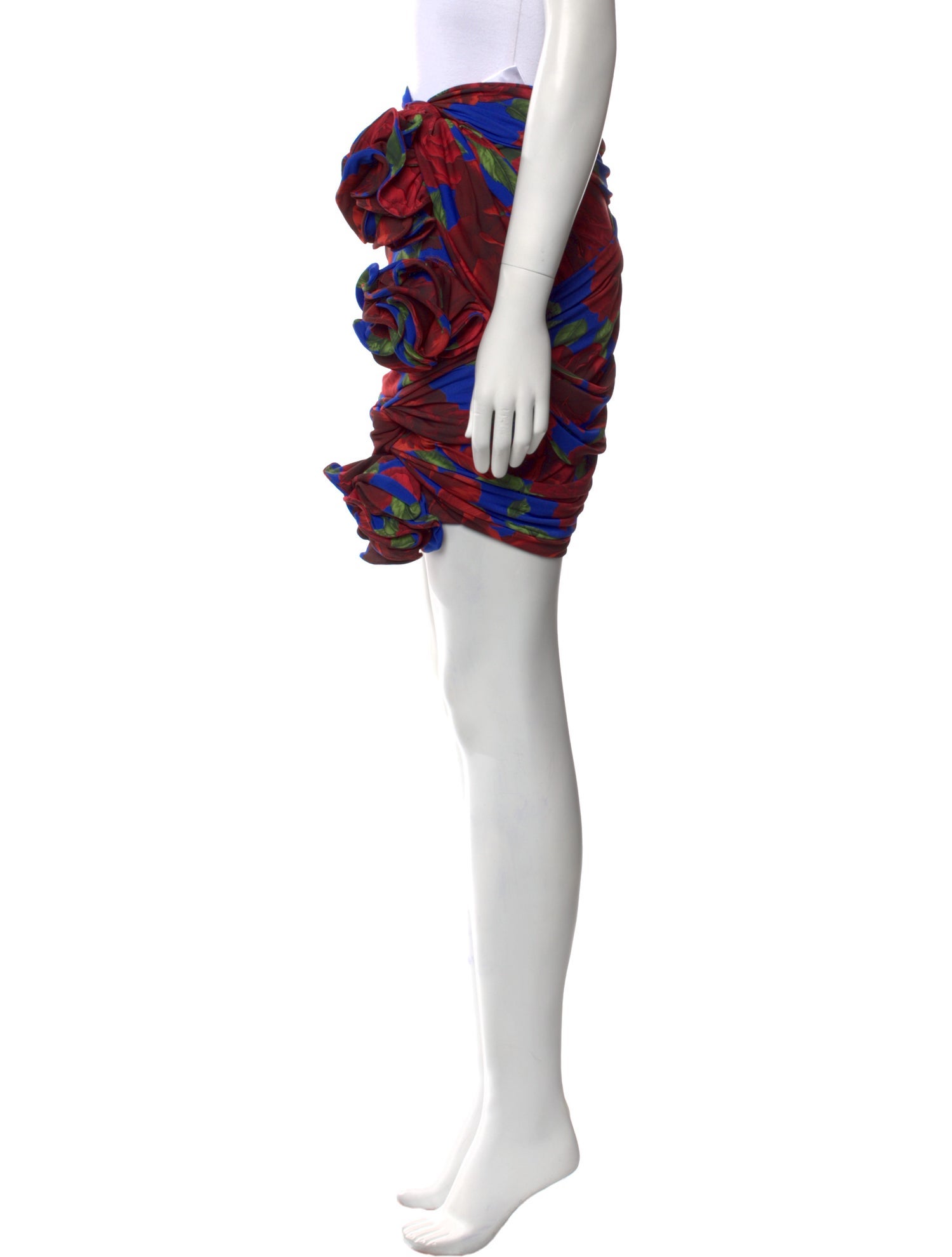 Magda Butrym Floral Print Midi Length Skirt