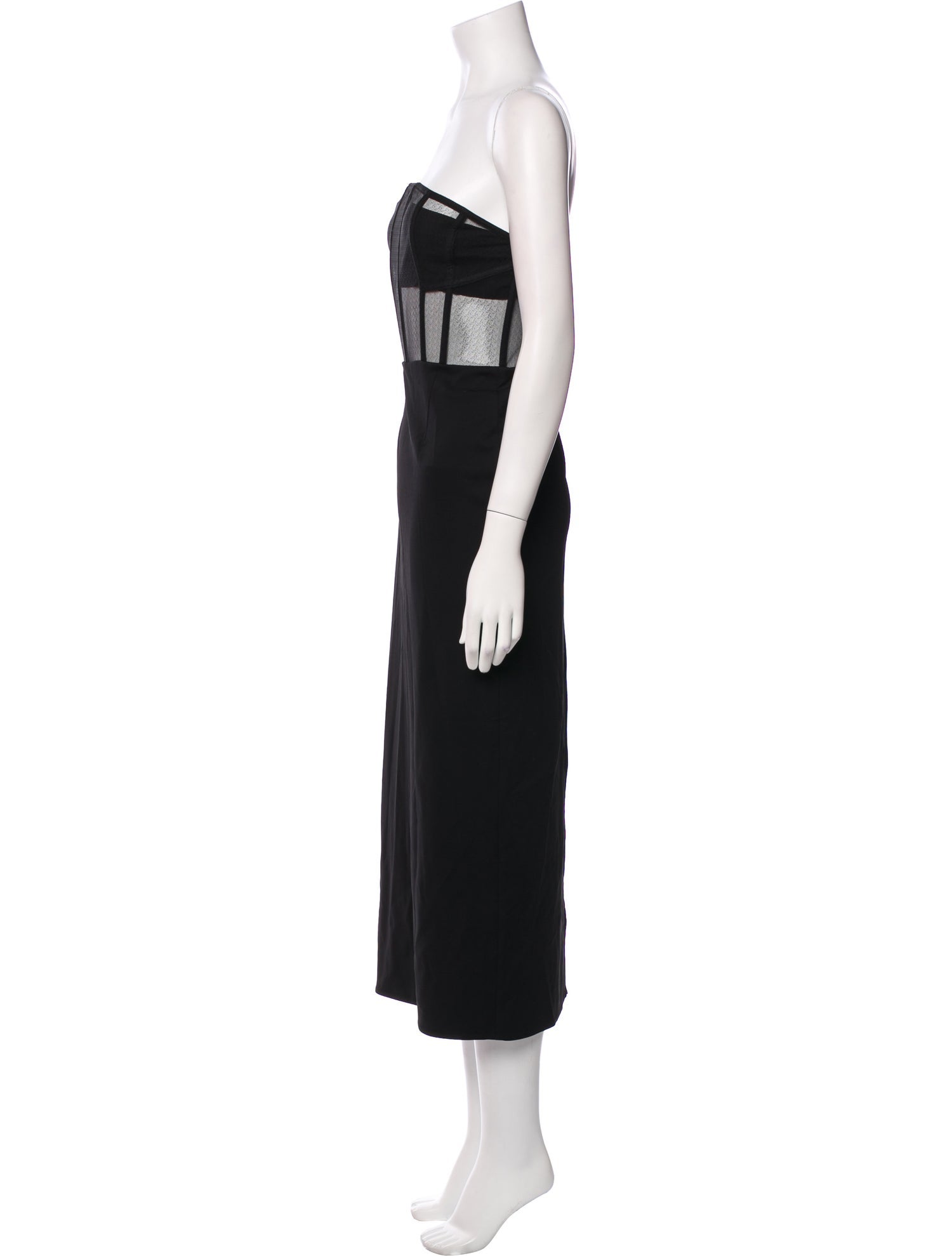 Magda Butrym Strapless Midi Length Dress