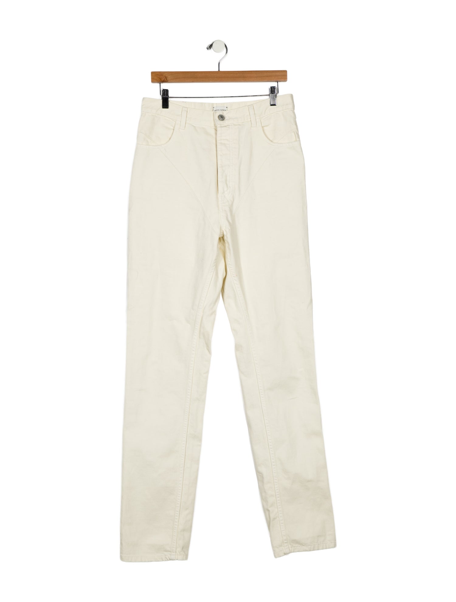 Magda Butrym High-Rise Straight Leg Jeans