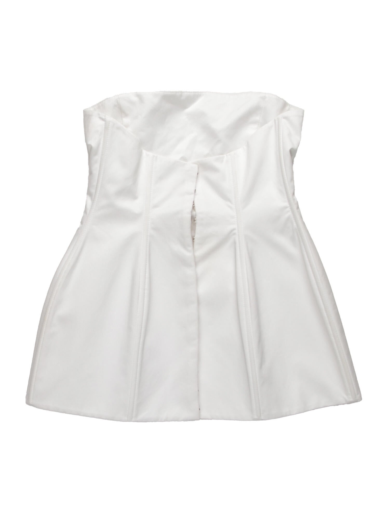 Magda Butrym Strapless Crop Top