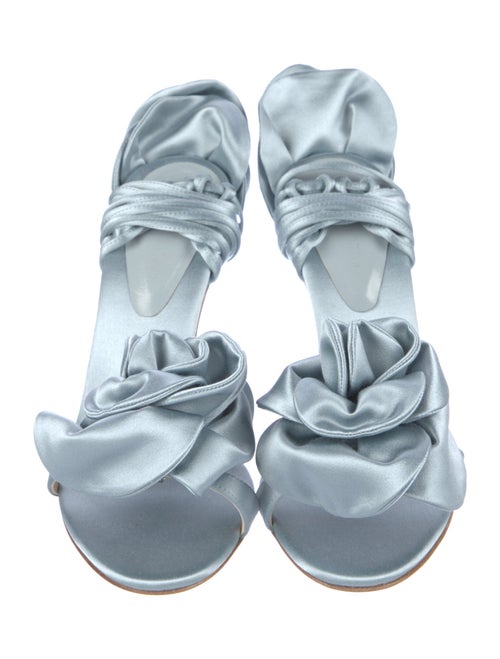 Magda Butrym Satin Bow Accents Sandals