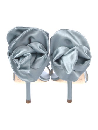 Magda Butrym Satin Bow Accents Sandals