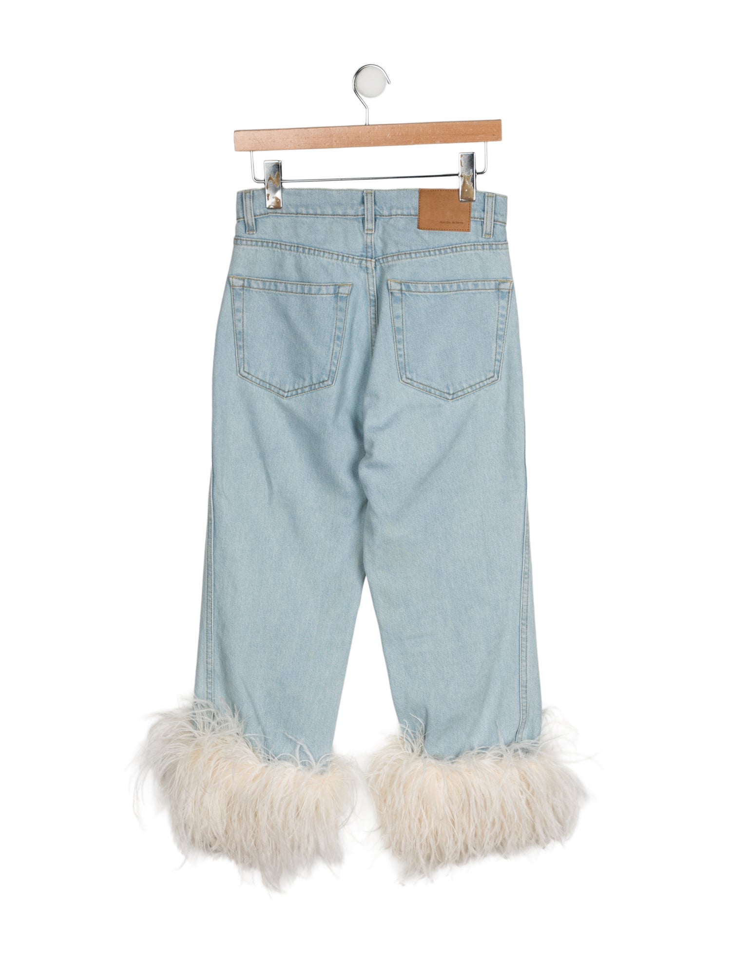 Magda Butrym High-Rise Straight Leg Jeans