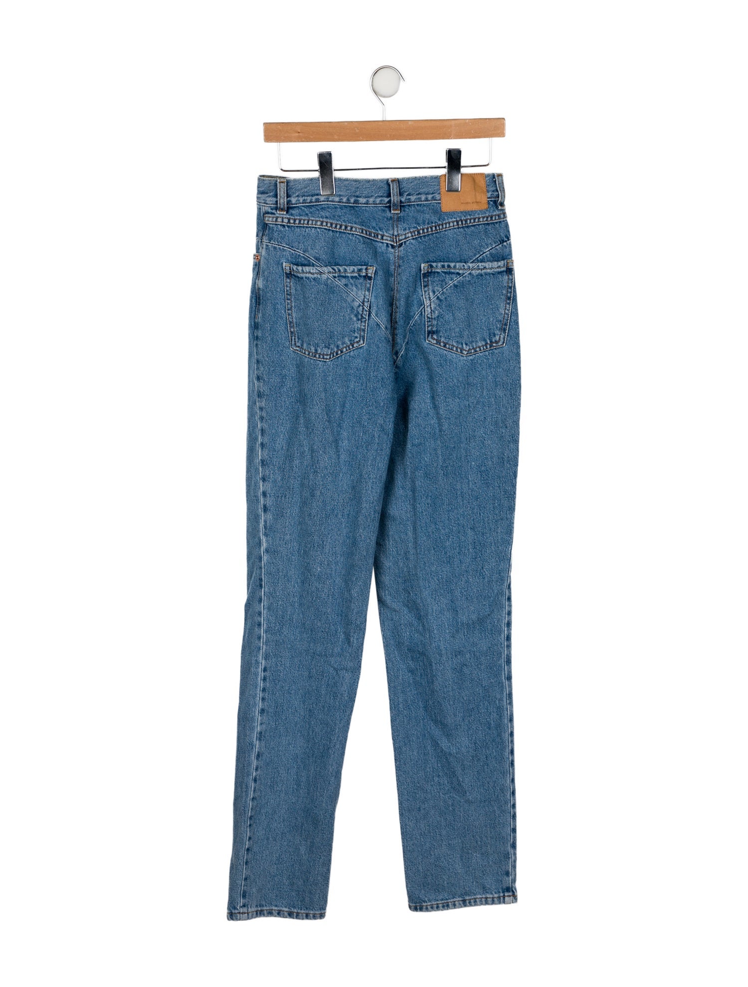 Magda Butrym High-Rise Straight Leg Jeans