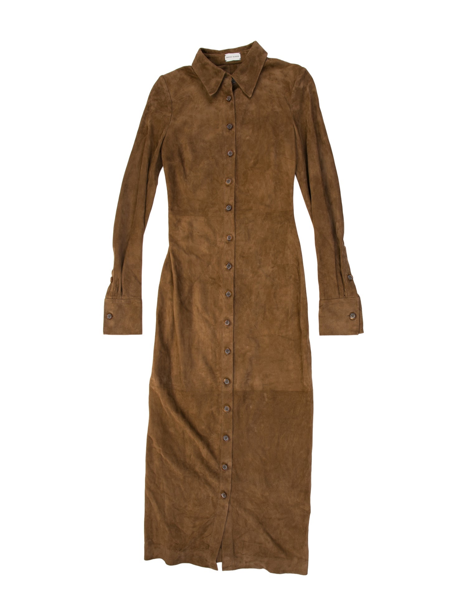 Magda Butrym Leather Long Dress