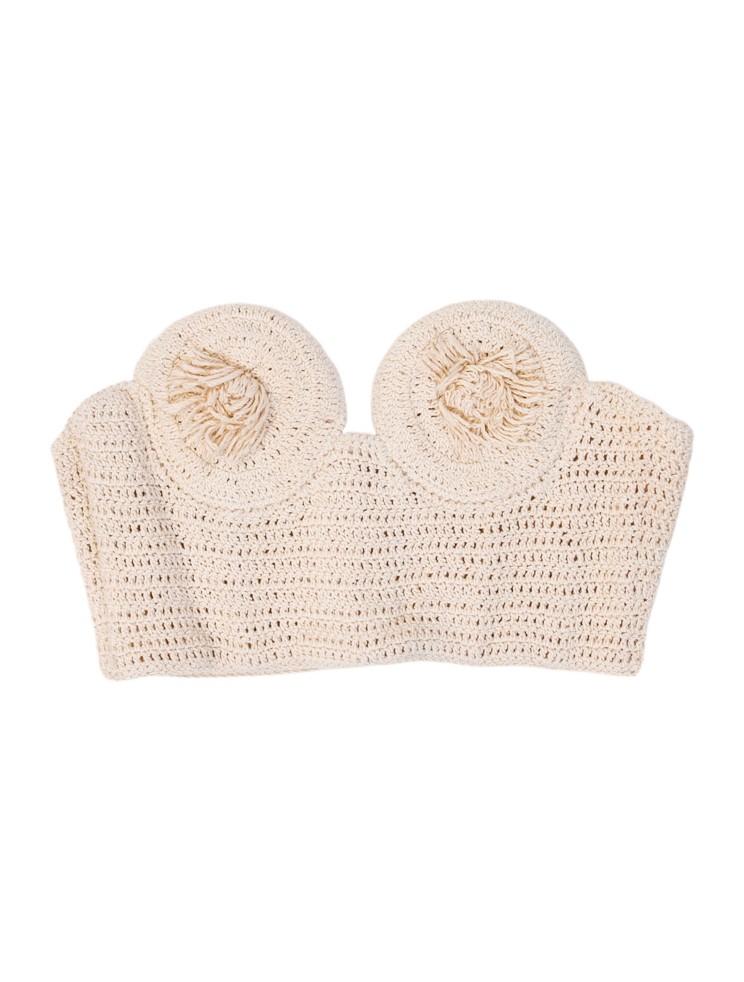 Magda Butrym Strapless Crop Top