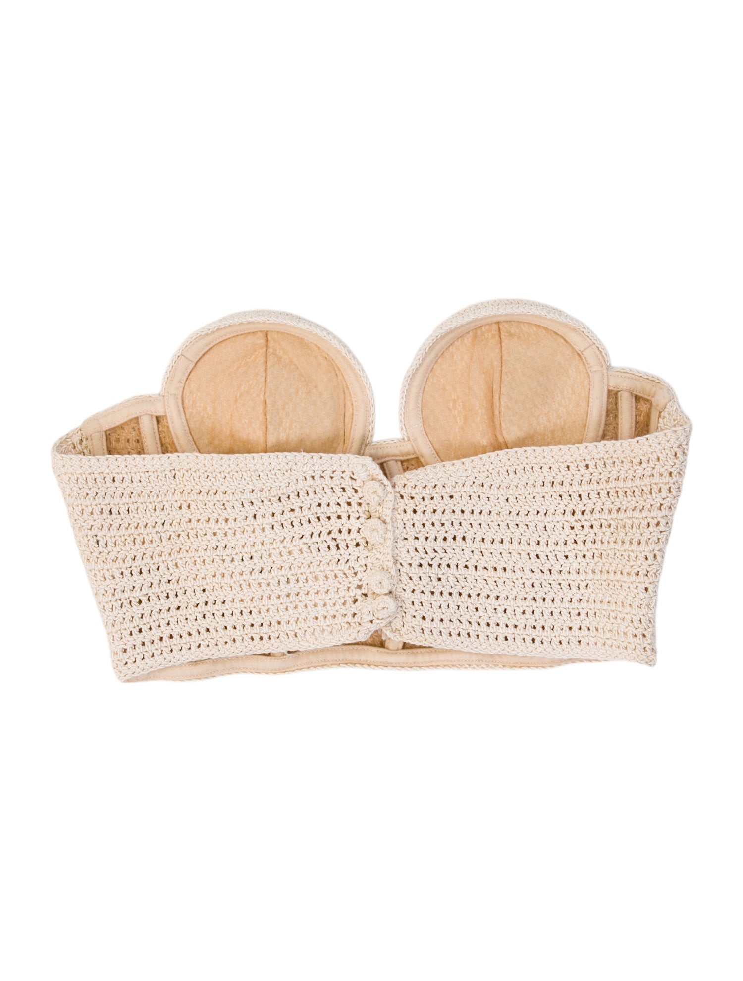 Magda Butrym Strapless Crop Top