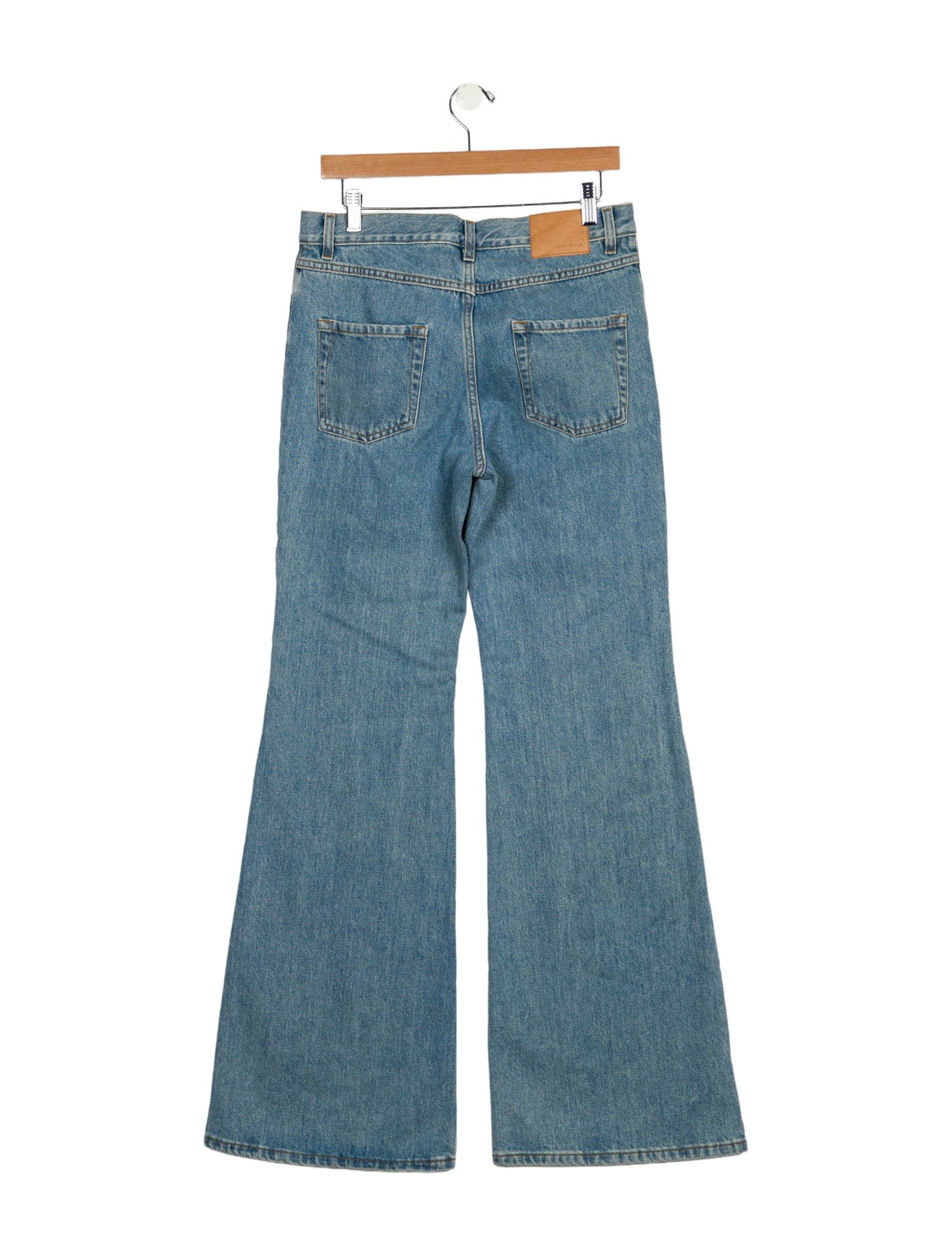 Magda Butrym Mid-Rise Wide Leg Jeans