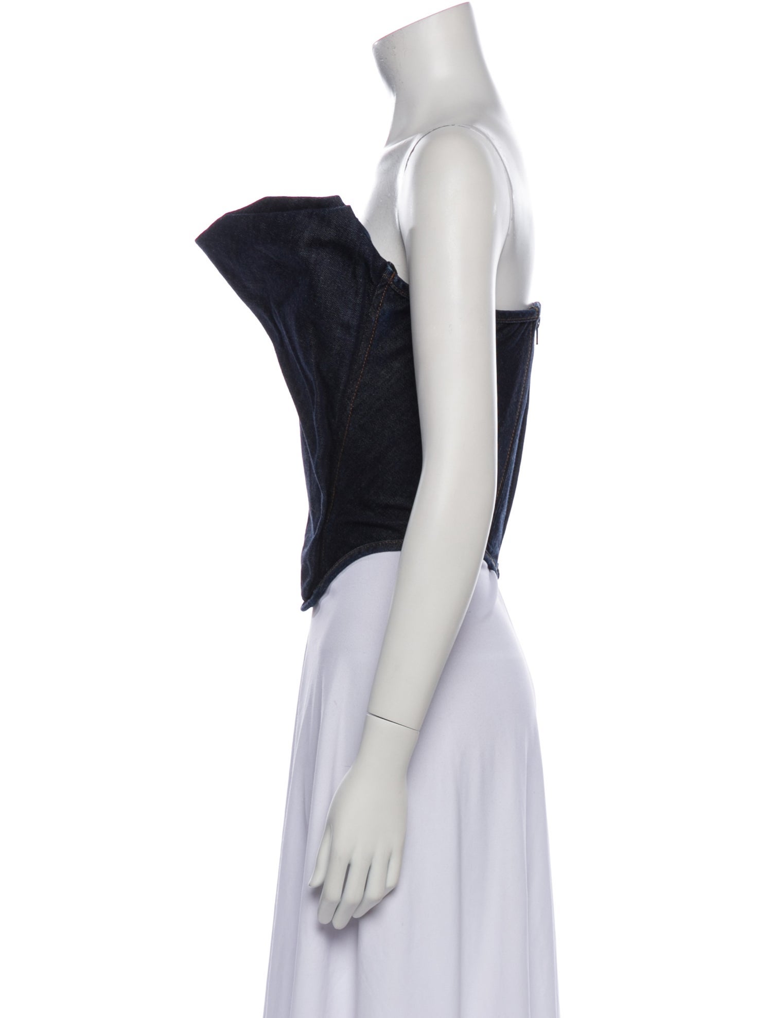 Magda Butrym Strapless Crop Top w/ Tags