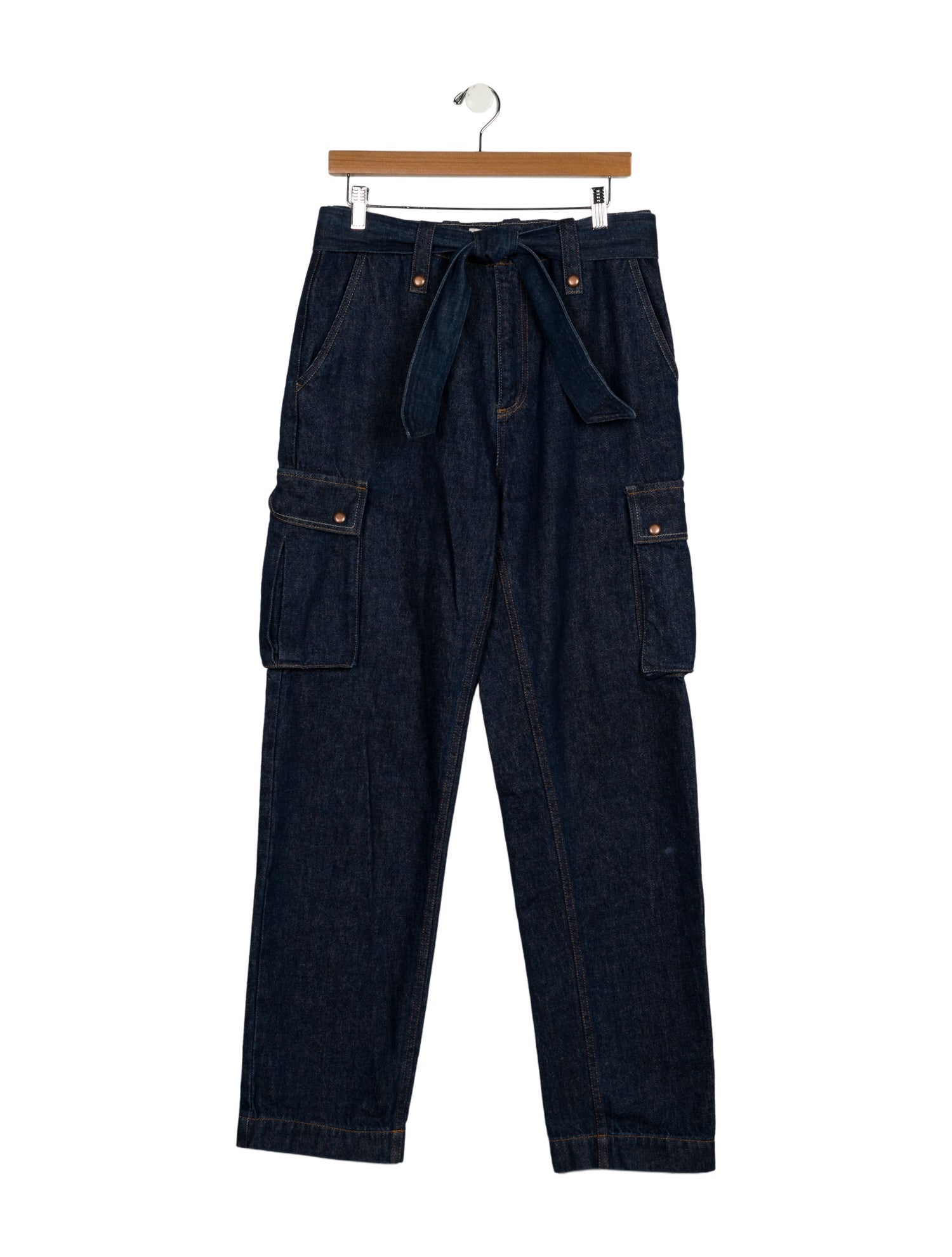 Magda Butrym High-Rise Straight Leg Jeans