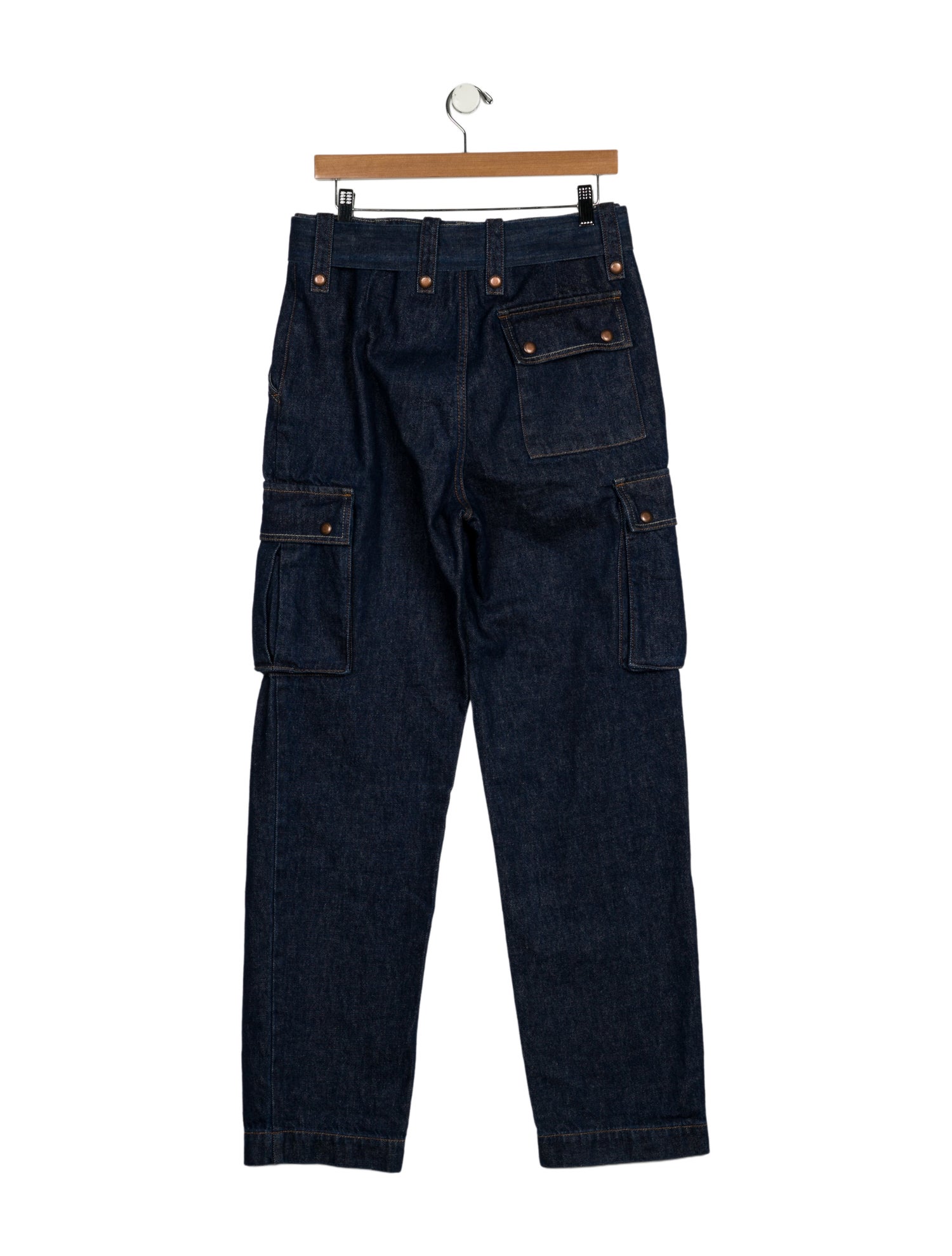 Magda Butrym High-Rise Straight Leg Jeans