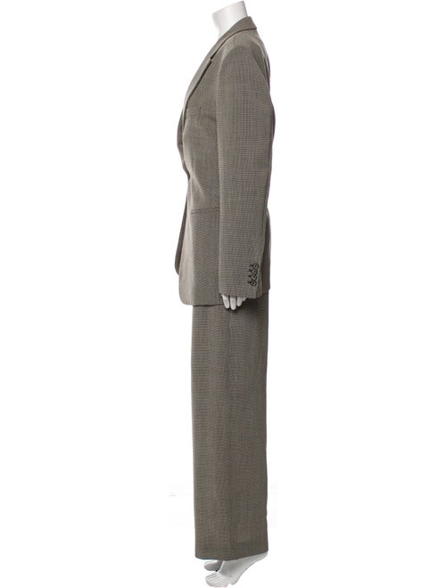 Magda Butrym Wool Tweed Pattern Pantsuit