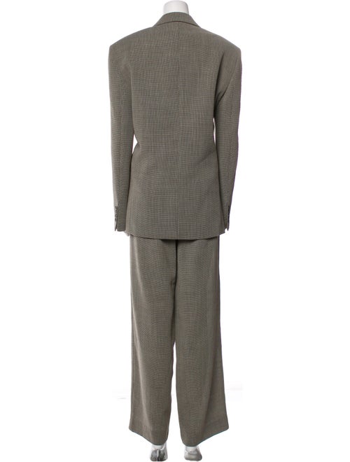 Magda Butrym Wool Tweed Pattern Pantsuit