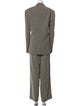 Magda Butrym Wool Tweed Pattern Pantsuit