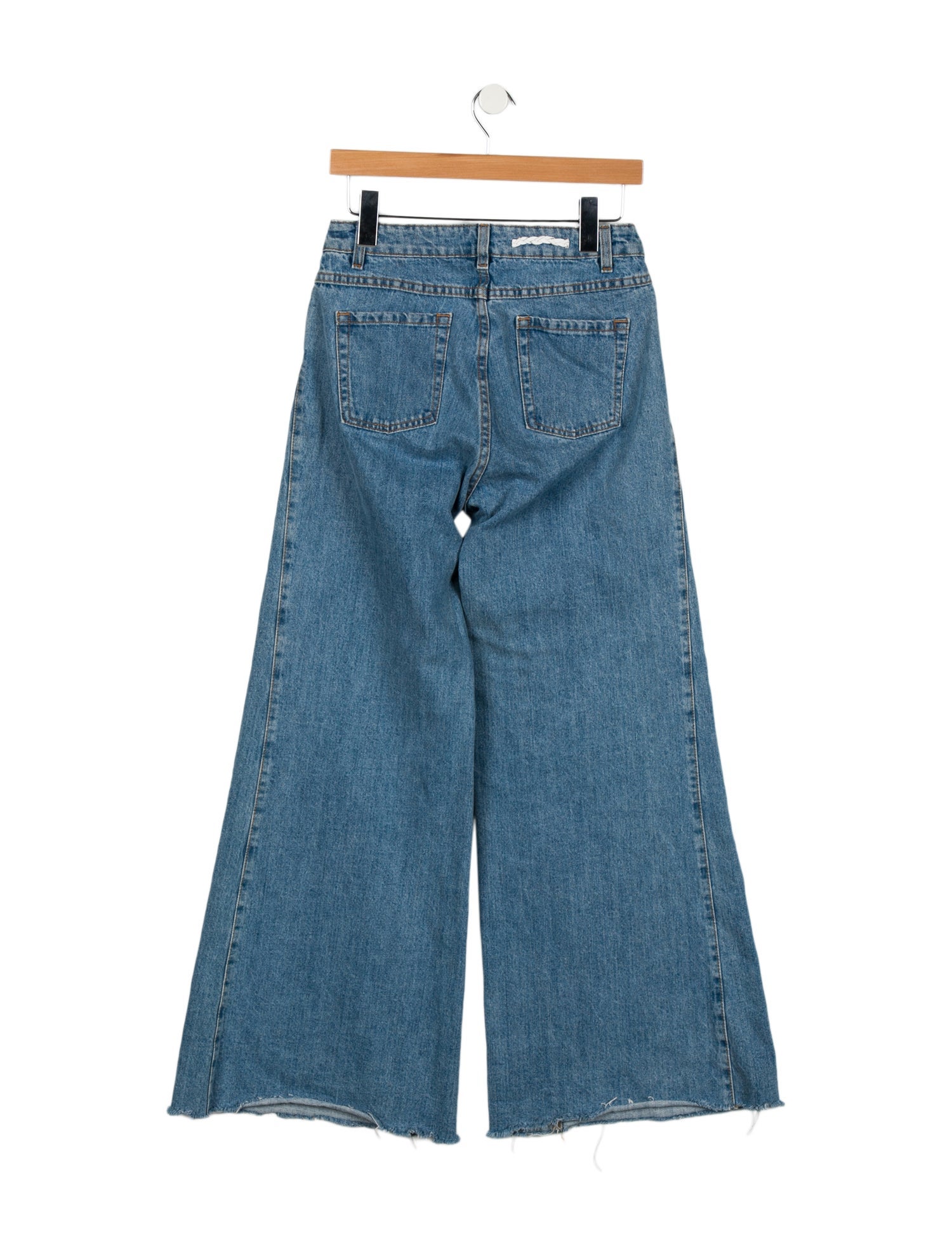 Magda Butrym Mid-Rise Wide Leg Jeans