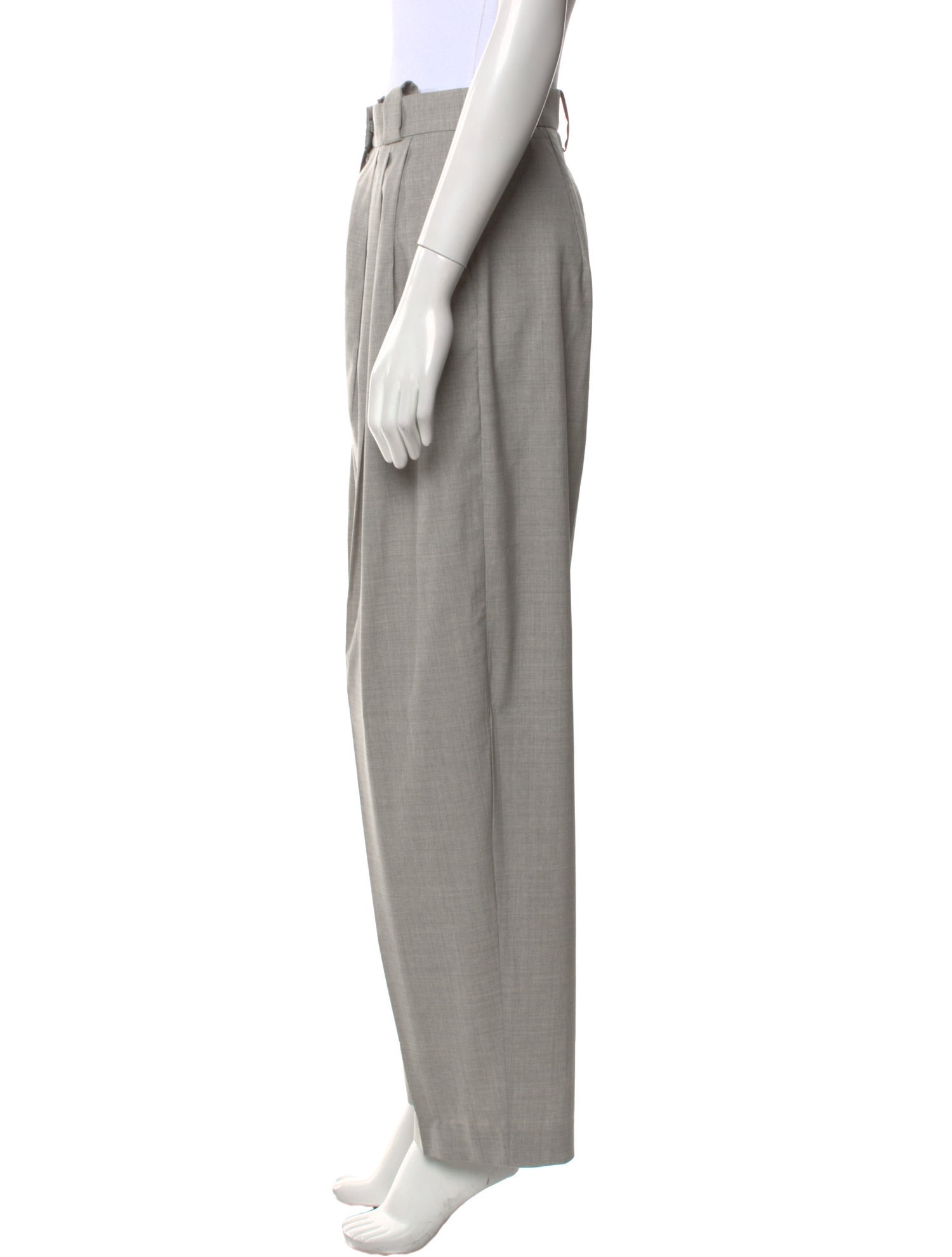 Magda Butrym Wool Straight Leg Pants