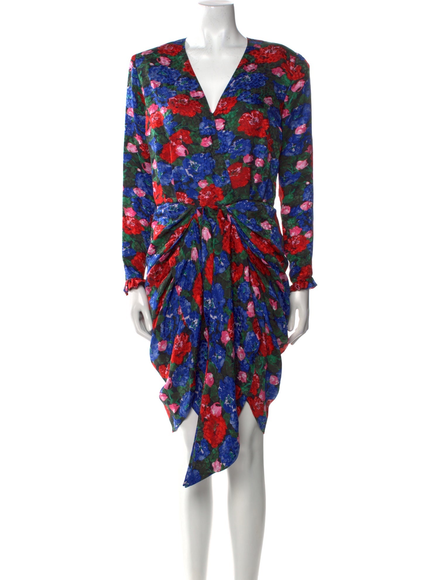 Magda Butrym Silk Knee-Length Dress