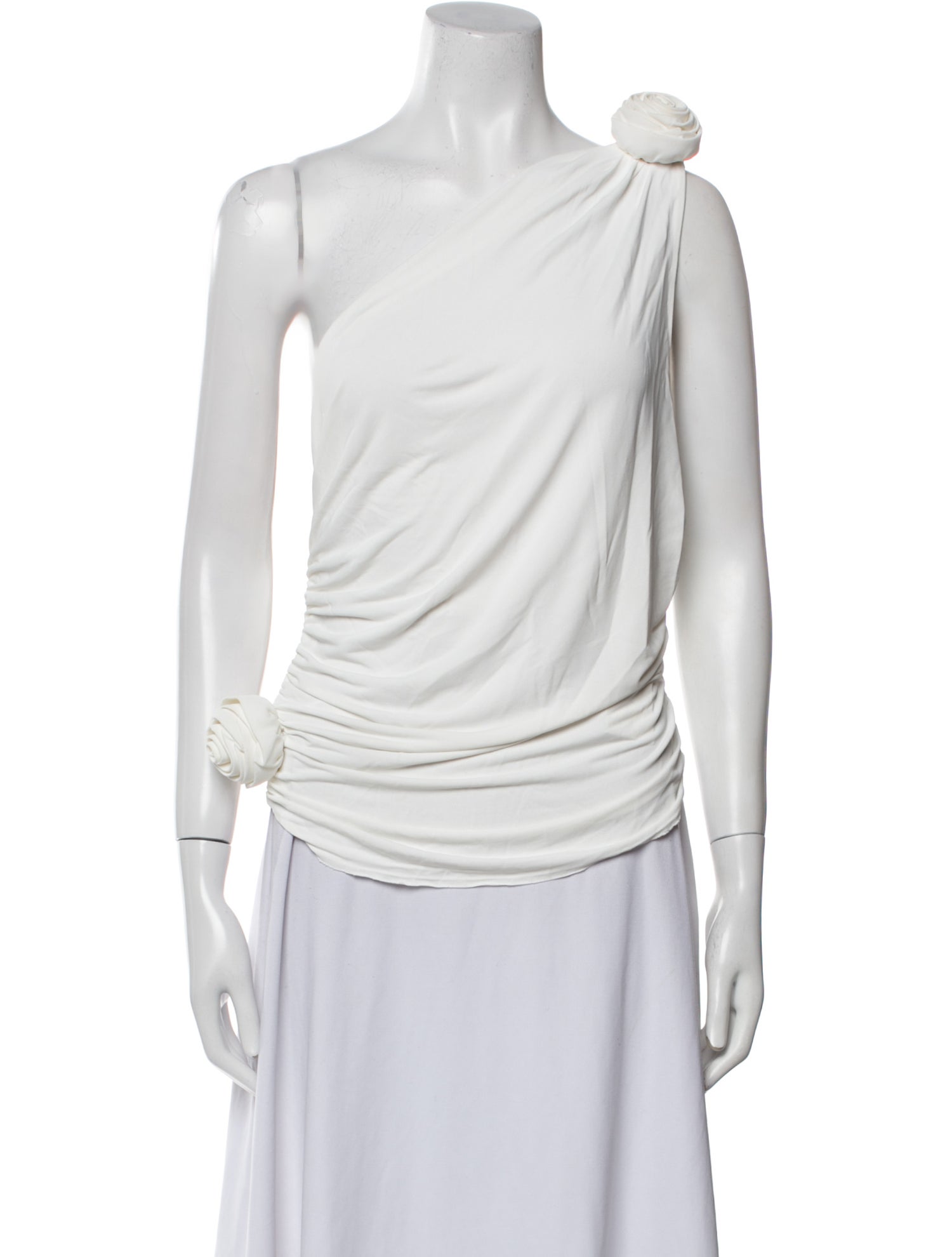 Magda Butrym One-Shoulder Sleeveless Blouse